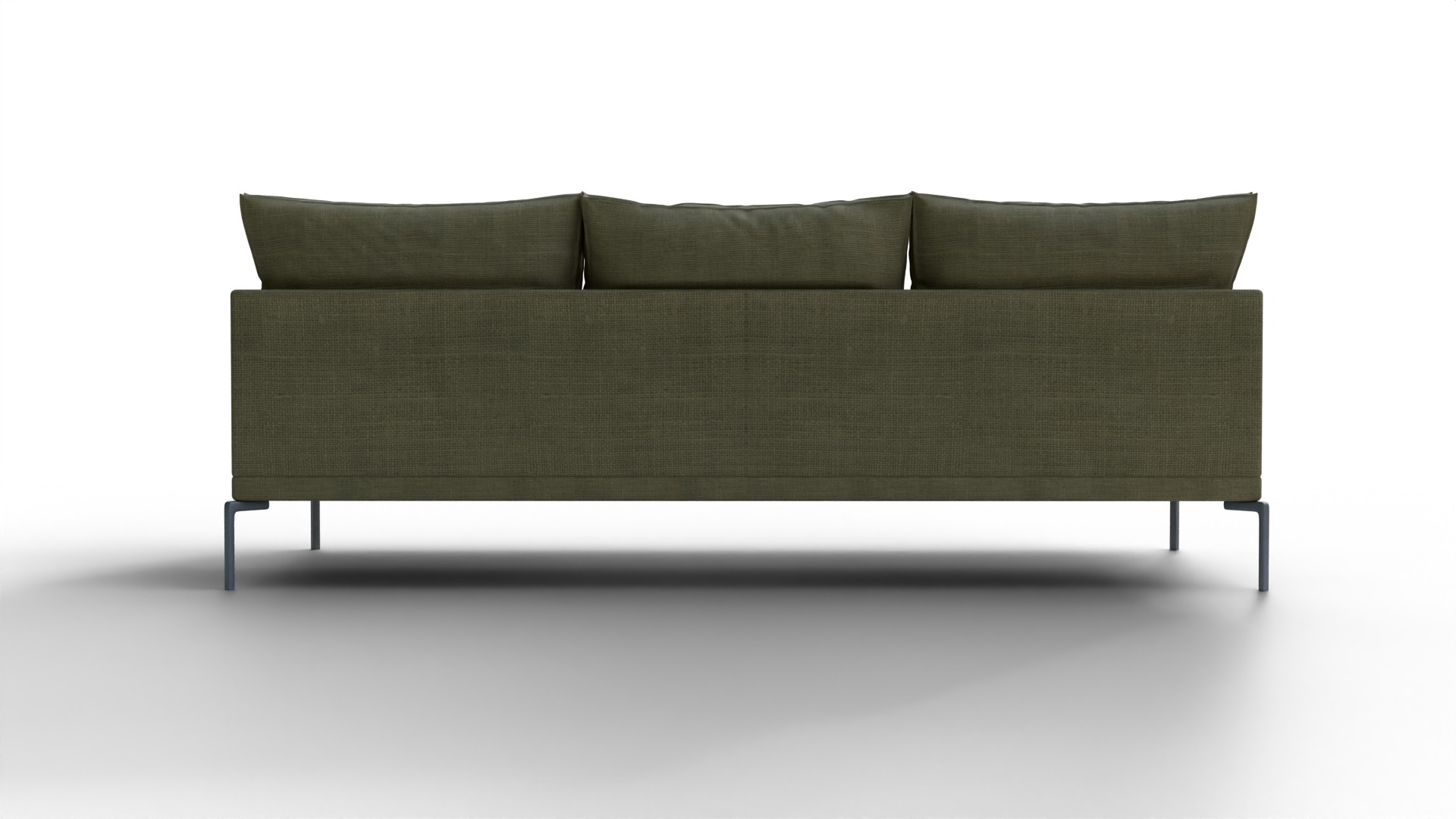 Fabric Sofa Couch 3D model_4