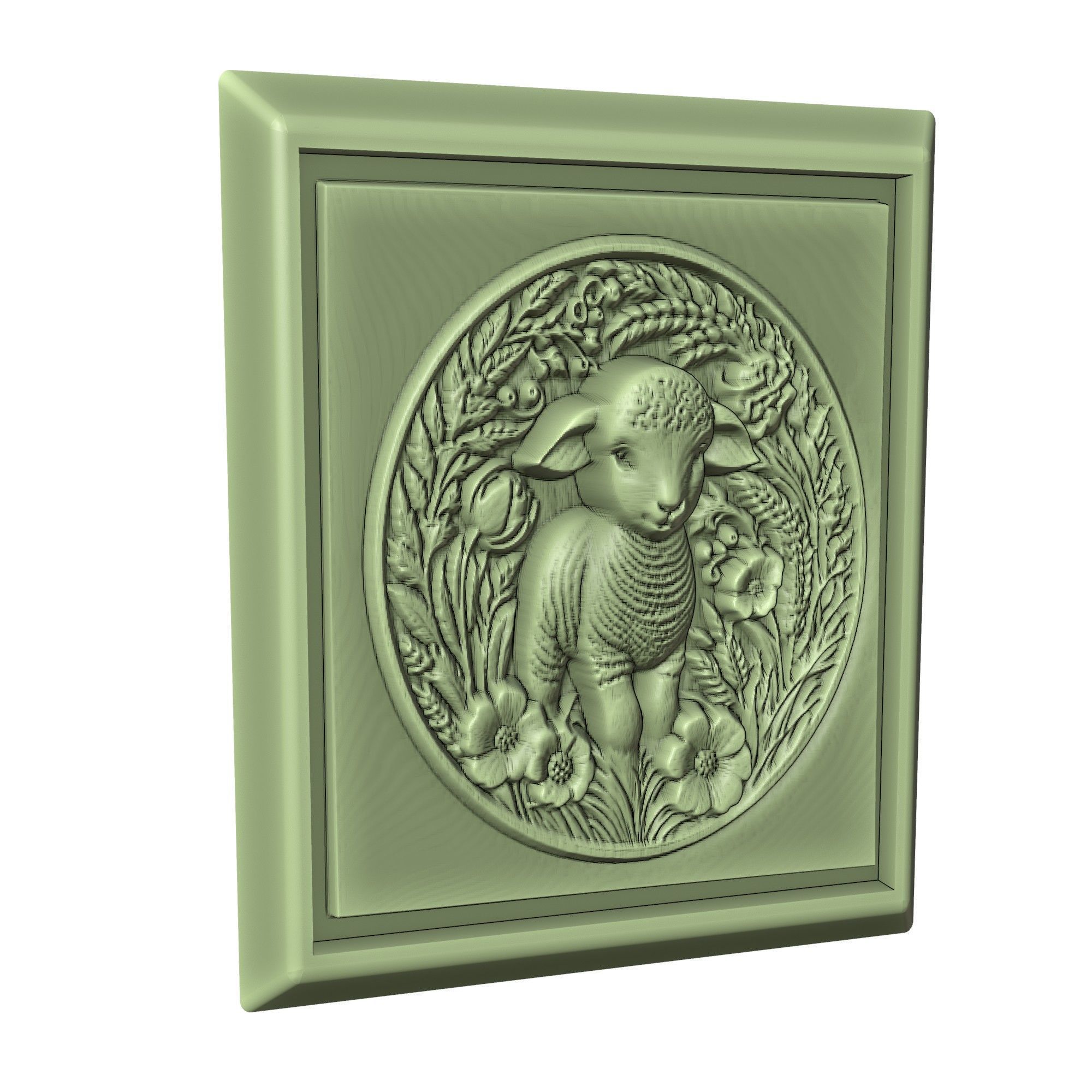 Lamb Animal 3D print model_3