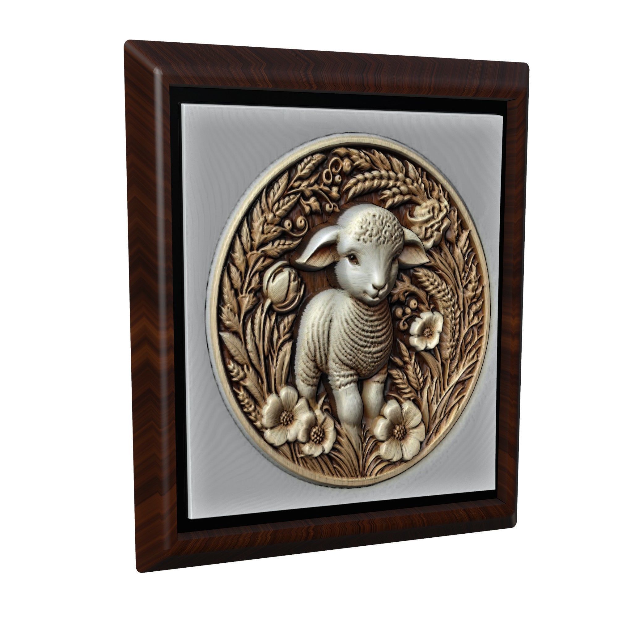 Lamb Animal 3D print model_1