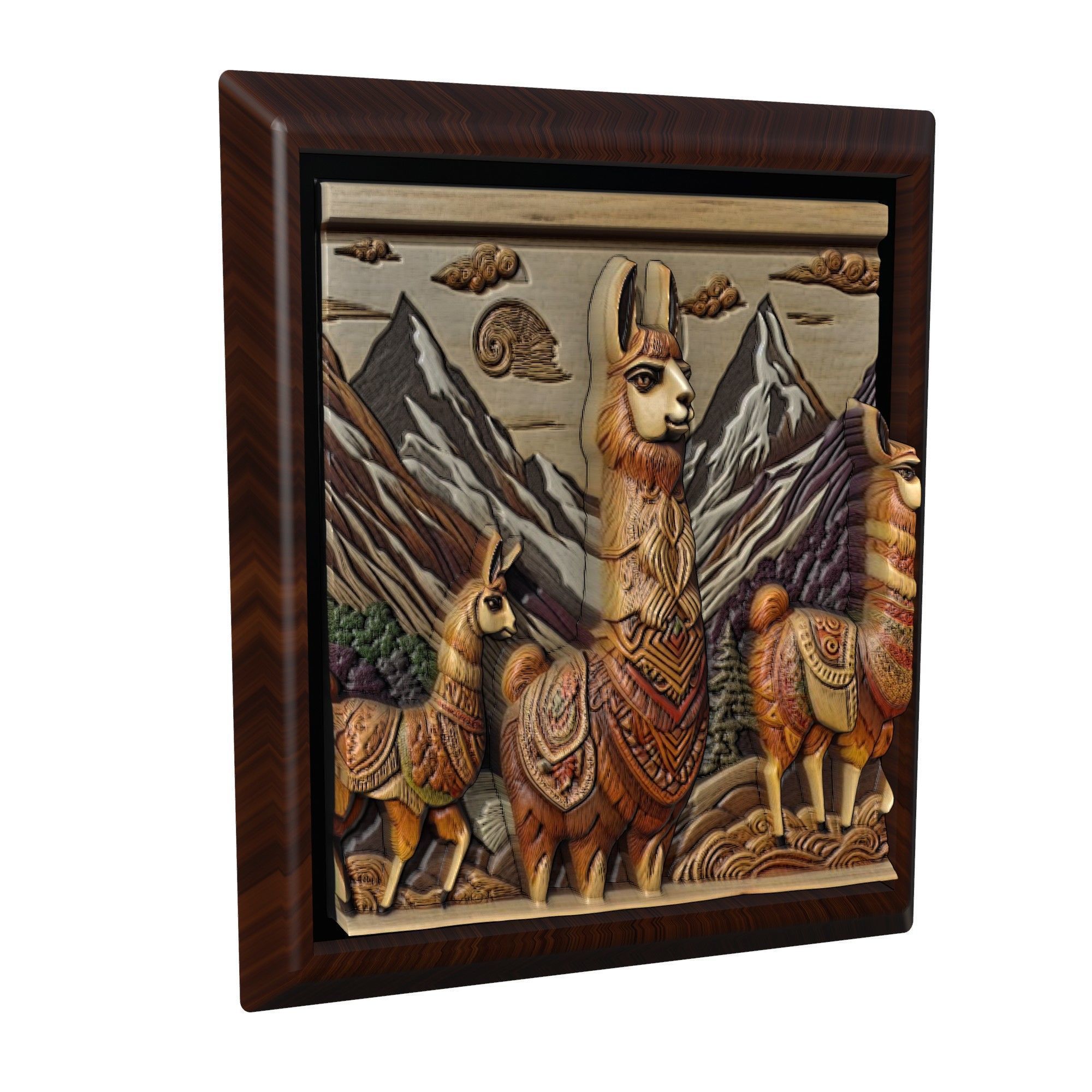 Llama Animal 3D print model_1