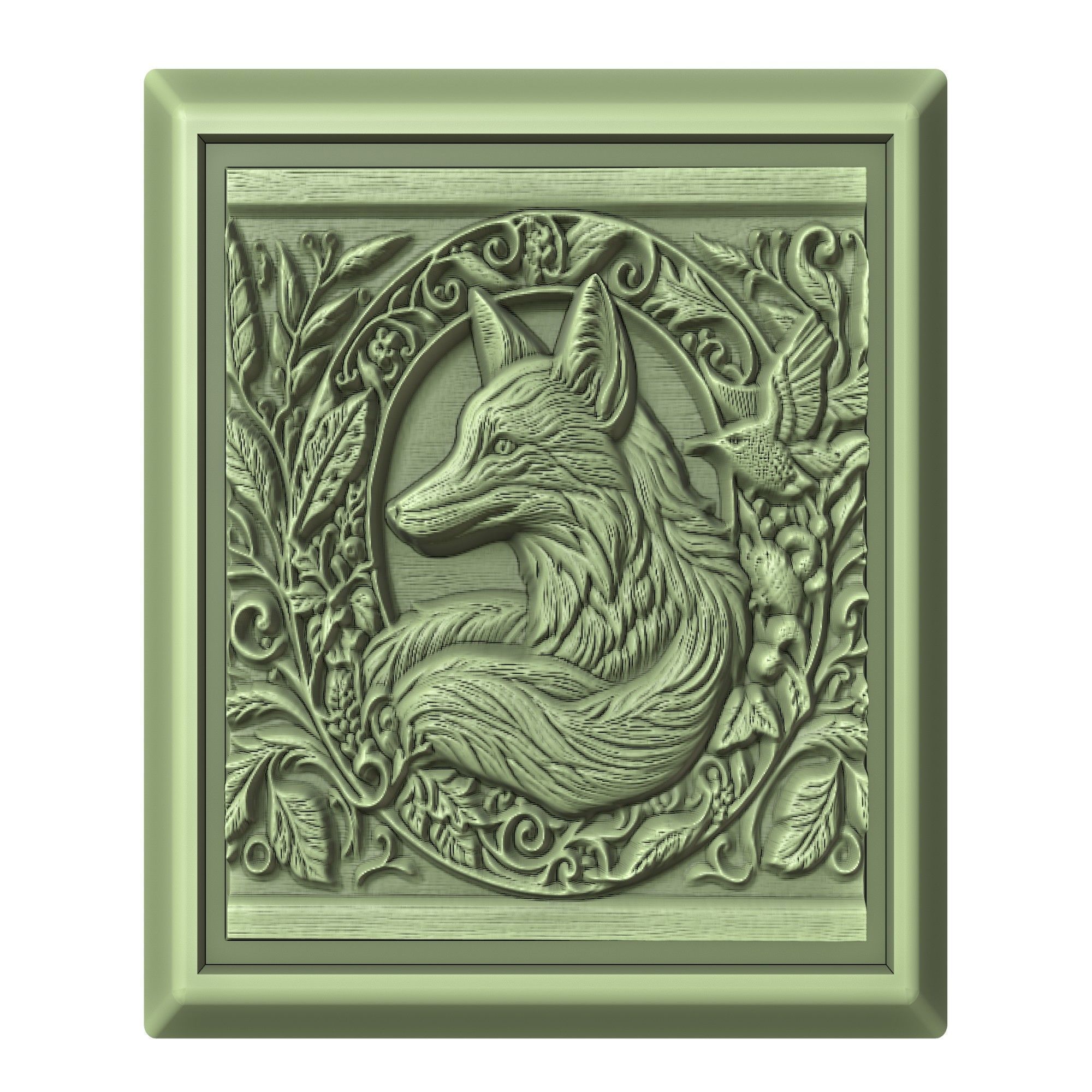 Fox Animal 3D print model_2