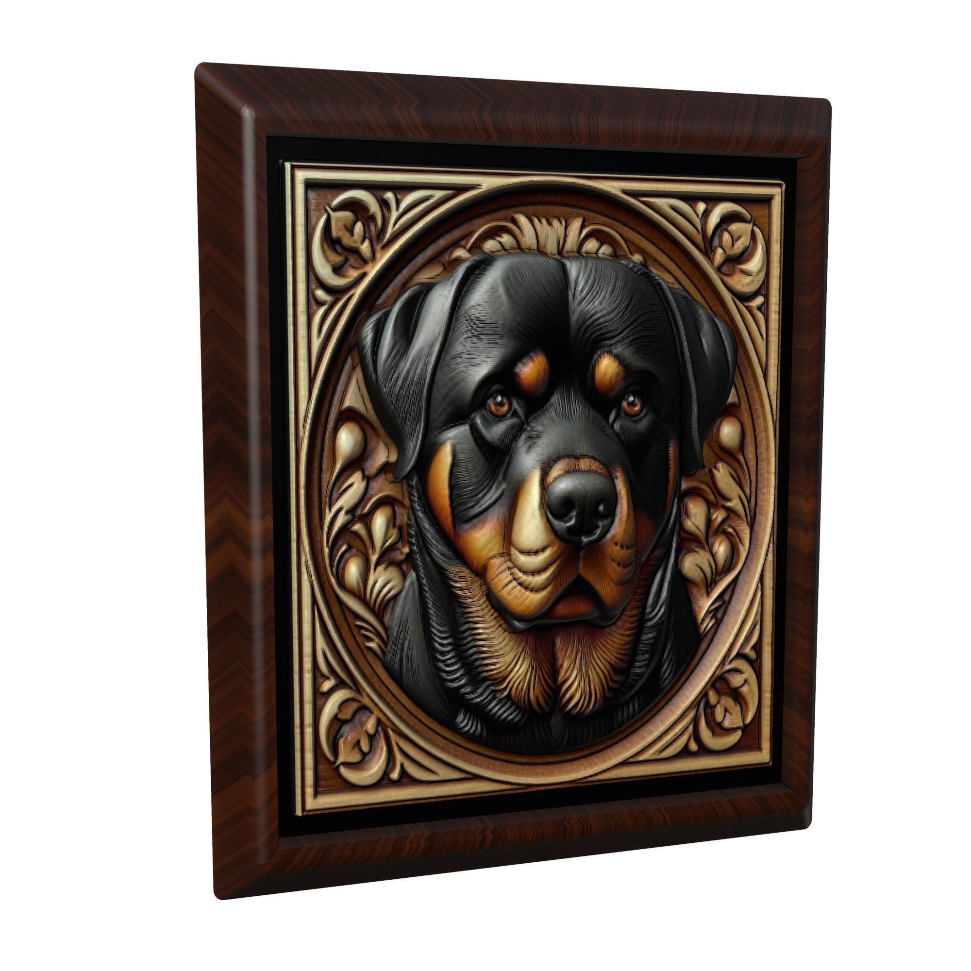 Dog Rottweiler Animal 3D print model_1