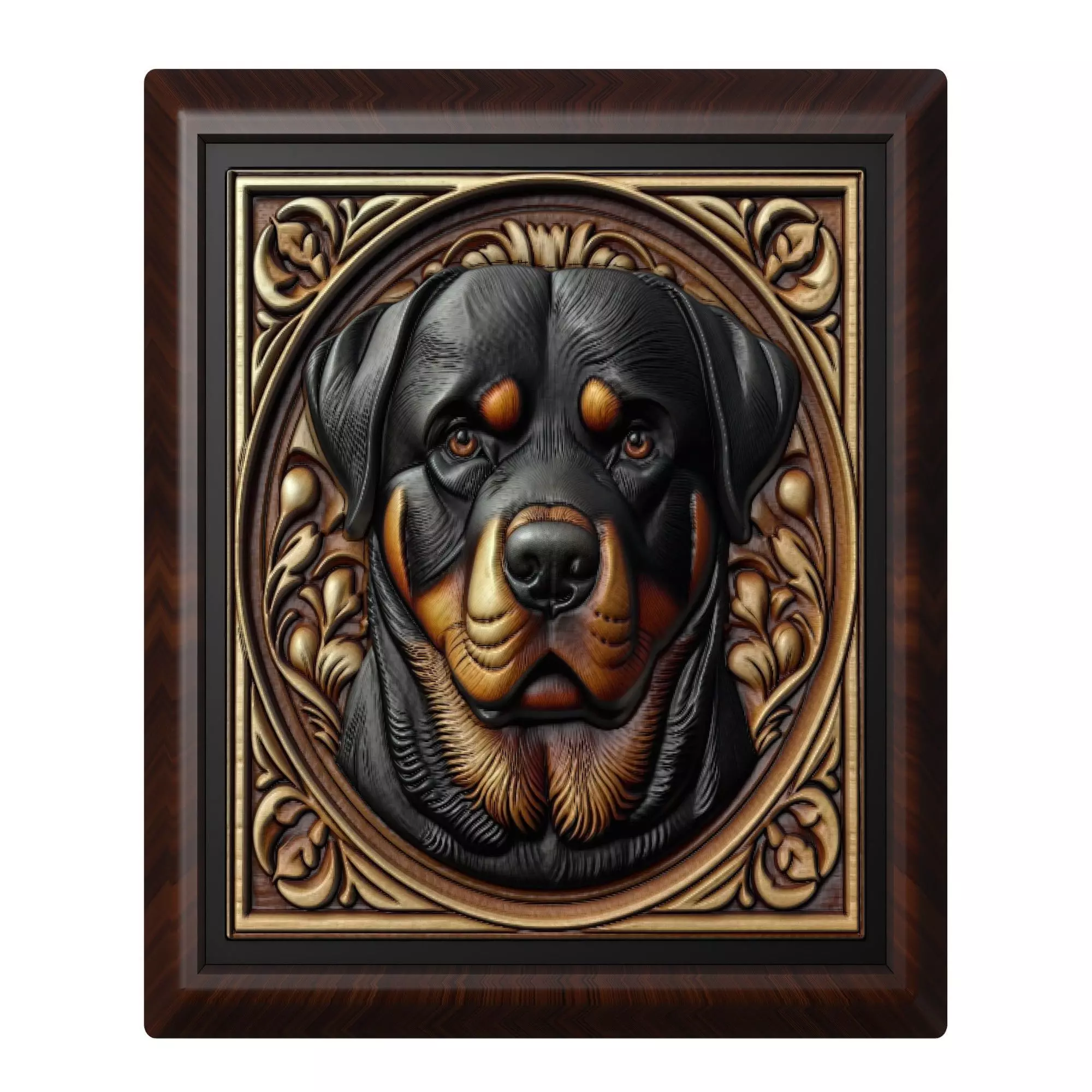 Dog Rottweiler Animal 3D print model_0
