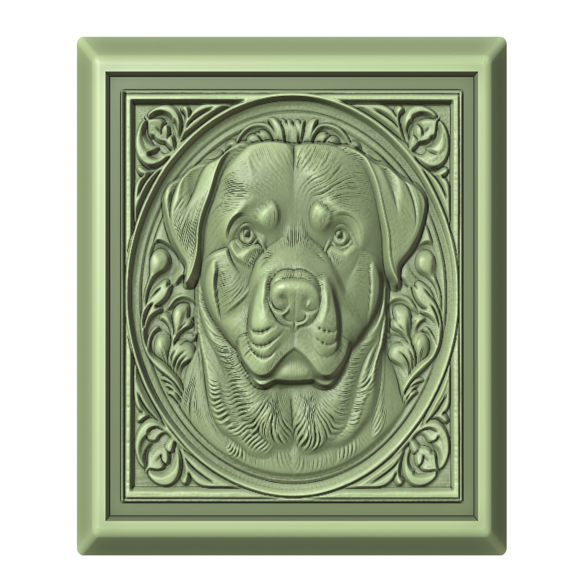 Dog Rottweiler Animal 3D print model_2