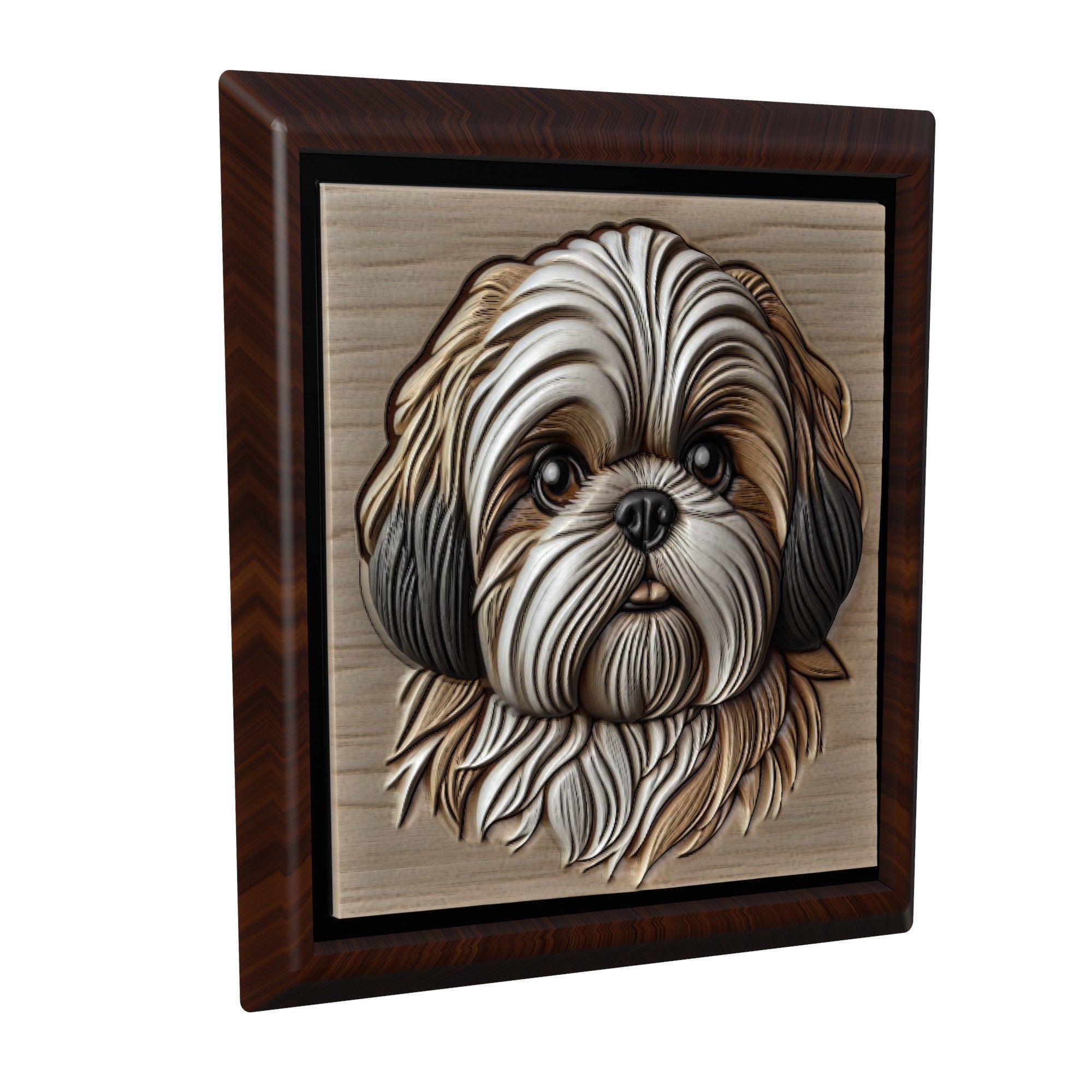 Dog Shih Tzu Animal 3D print model_1
