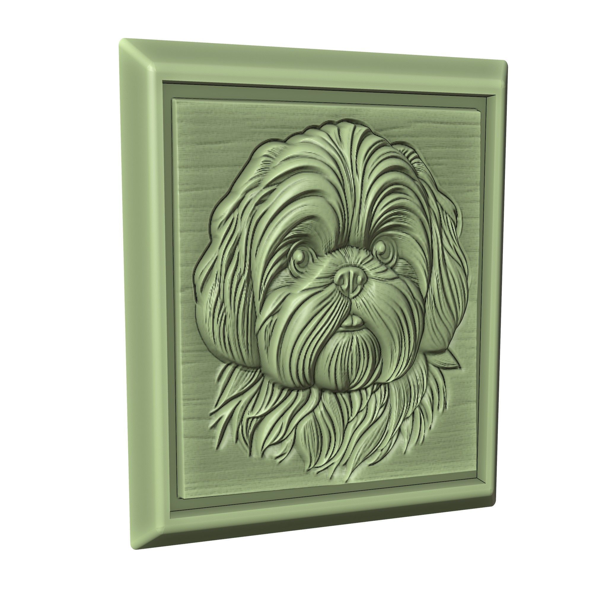 Dog Shih Tzu Animal 3D print model_3