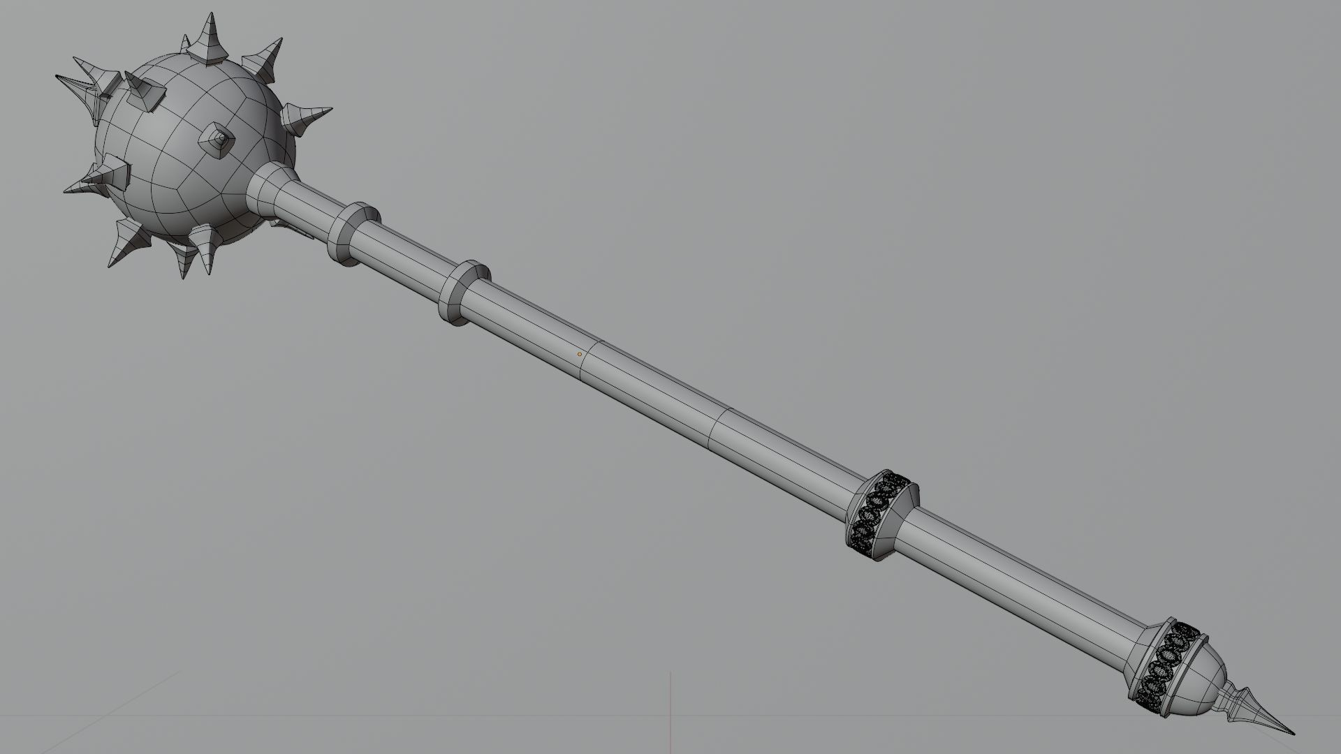 Morning Star 3D model_6