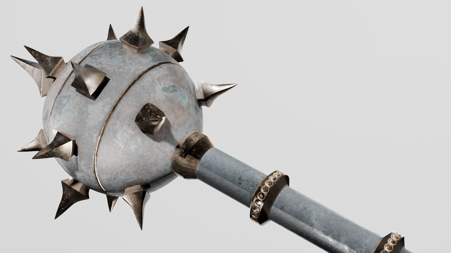 Morning Star 3D model_2