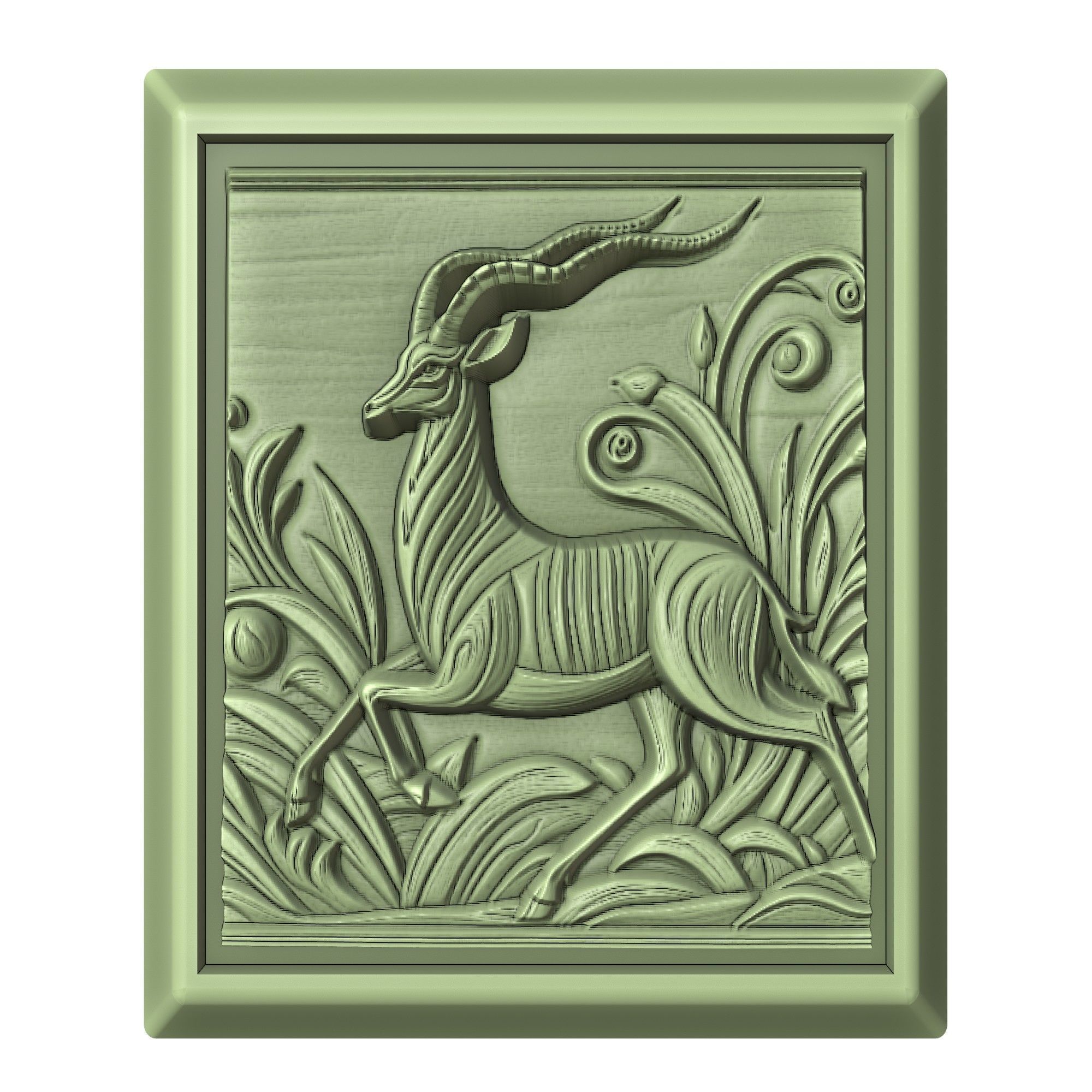 Antelope Animal 3D print model_2