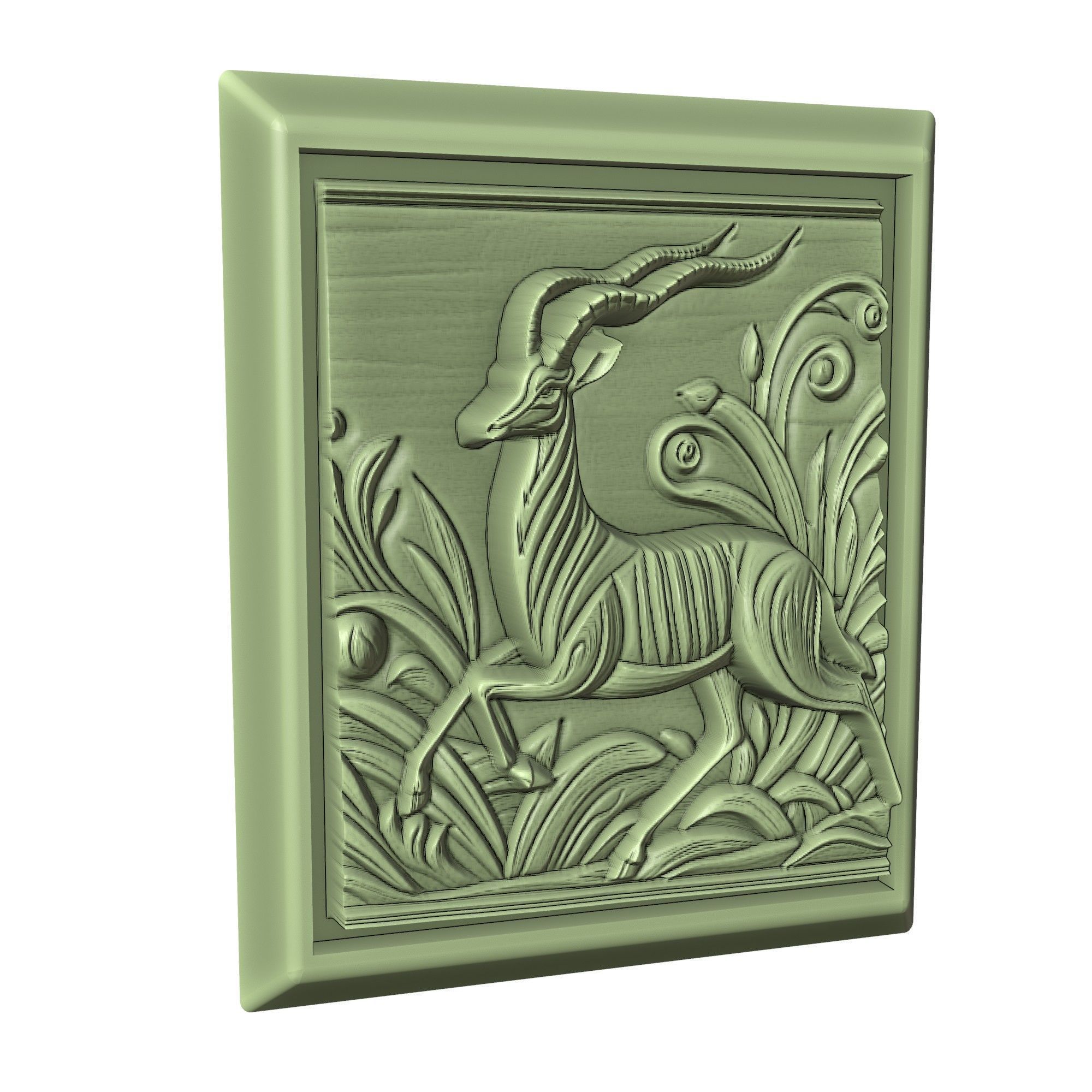 Antelope Animal 3D print model_3