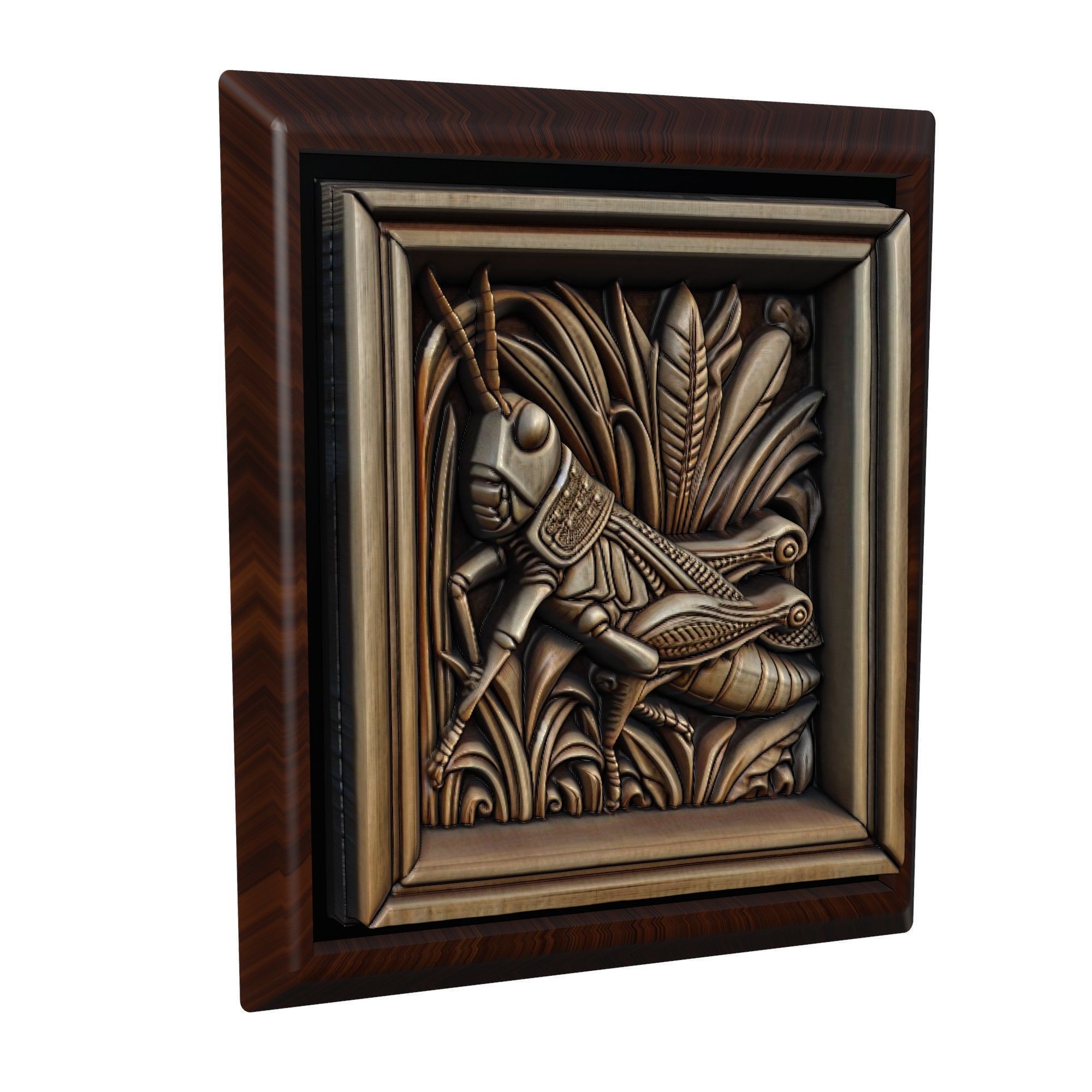 Grasshopper Animal 3D print model_1