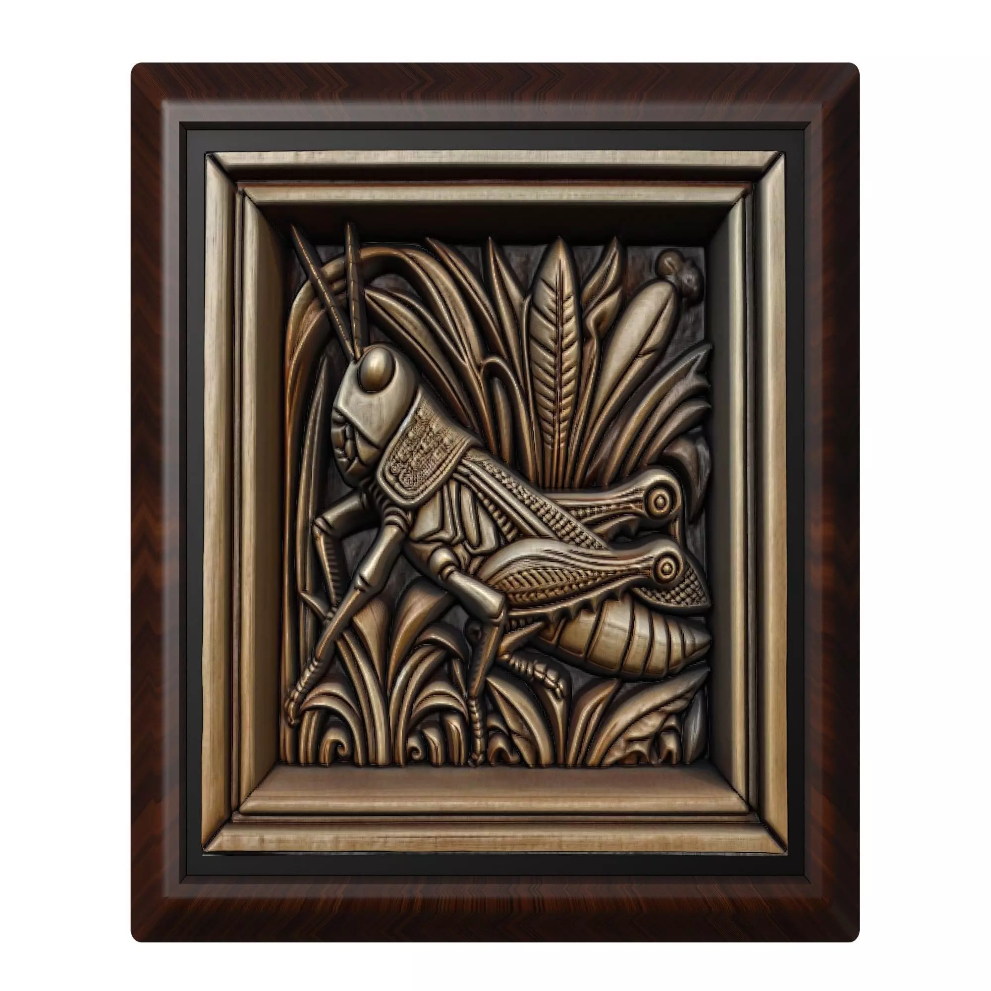 Grasshopper Animal 3D print model_0