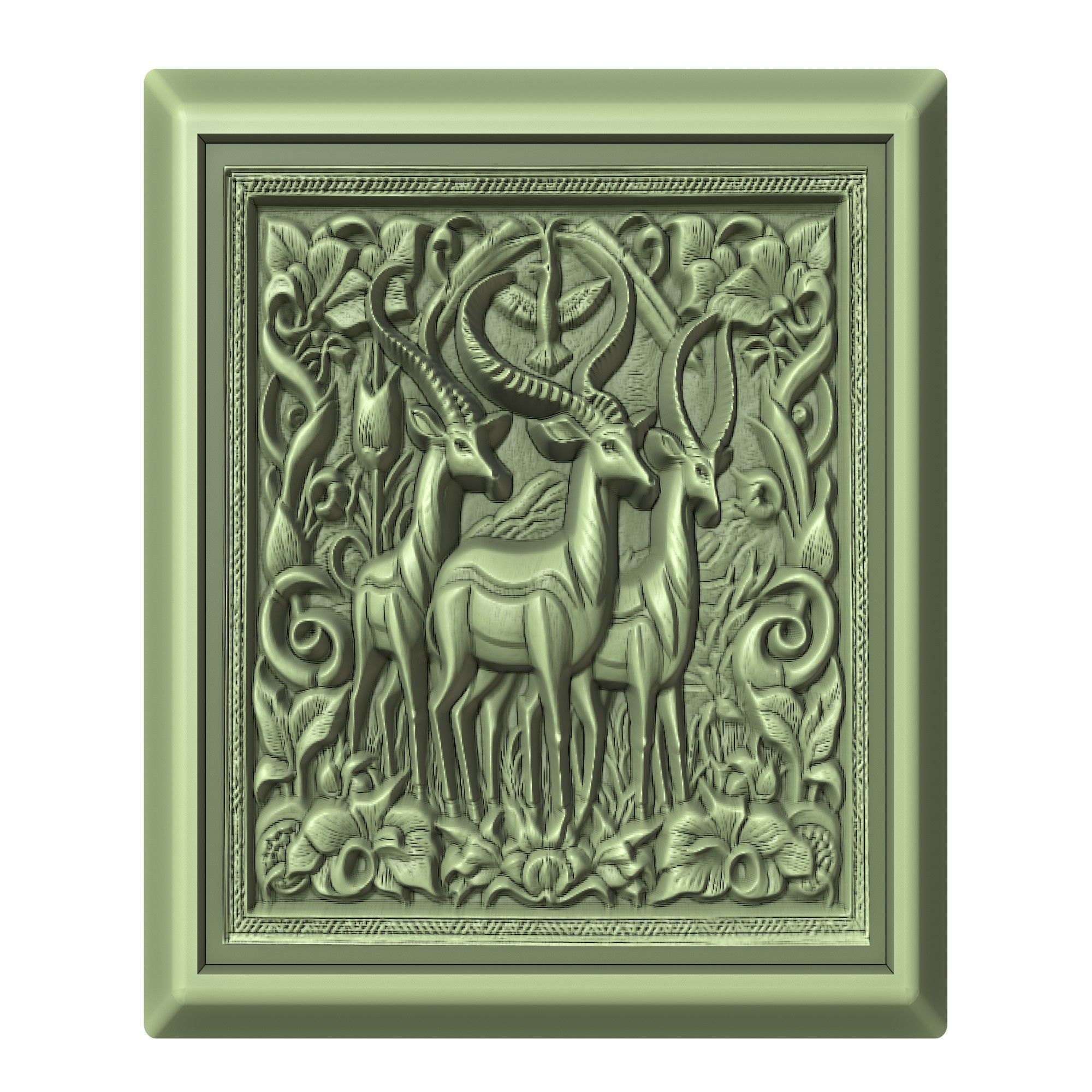 Impala Animal 3D print model_2