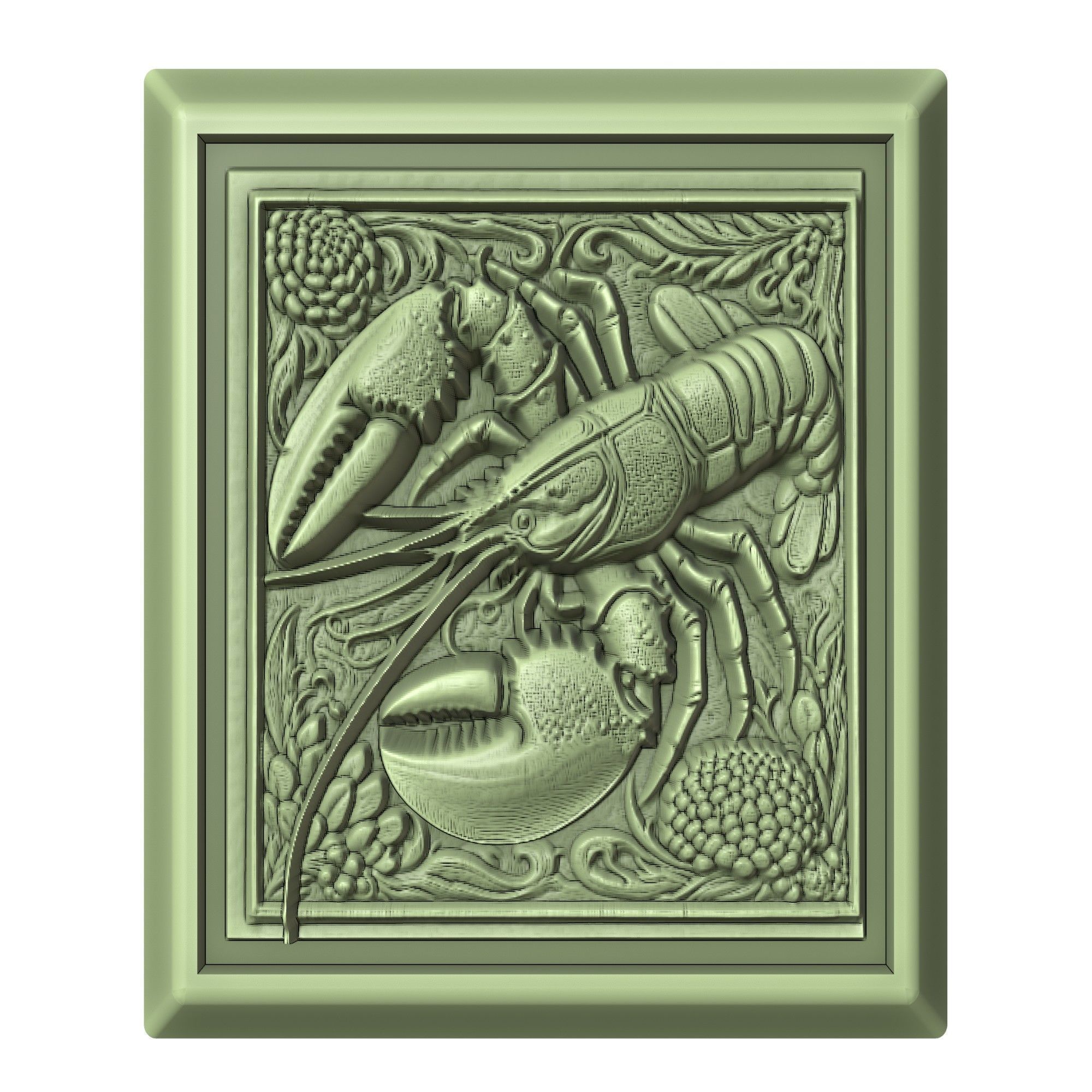 Lobster Animal 3D print model_2