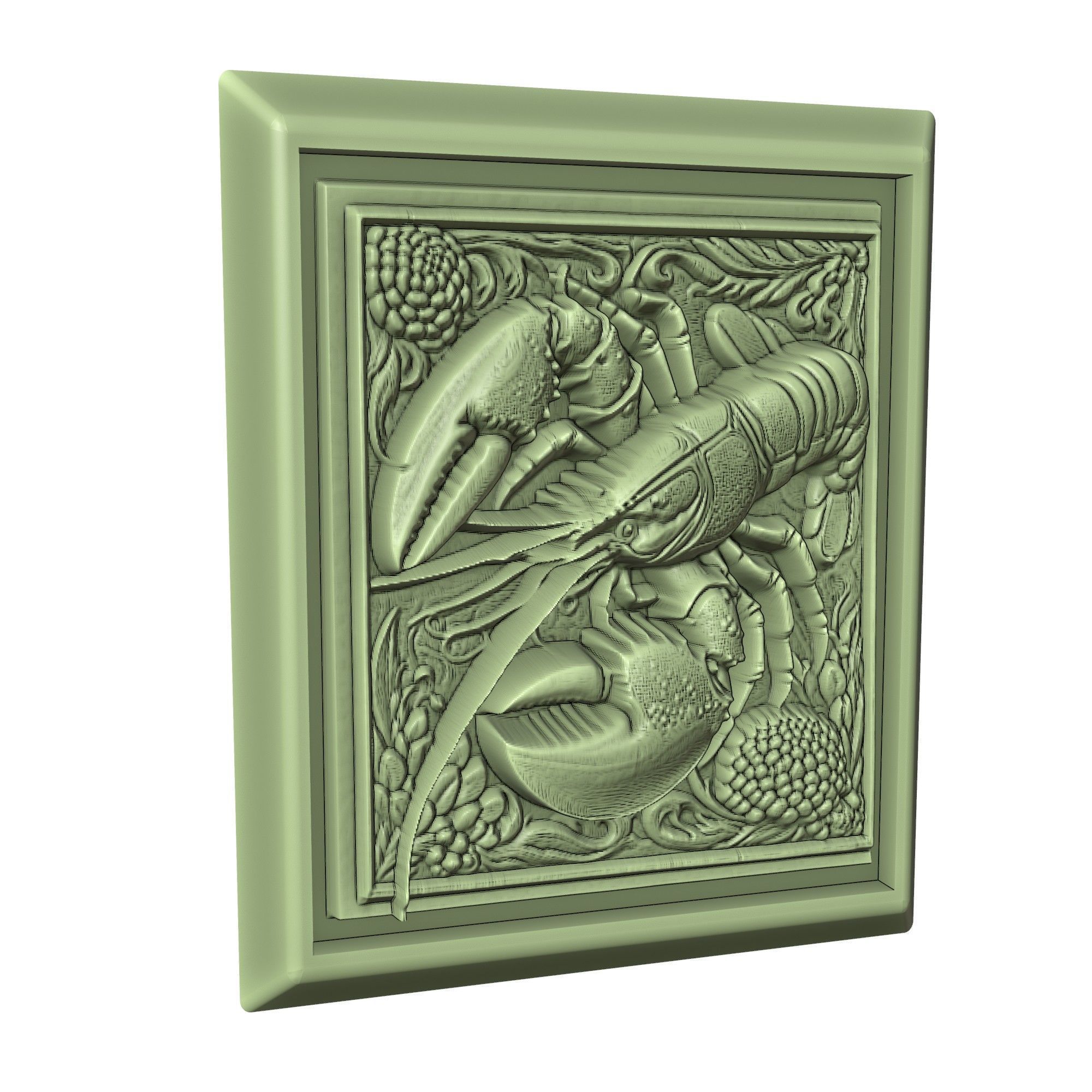 Lobster Animal 3D print model_3