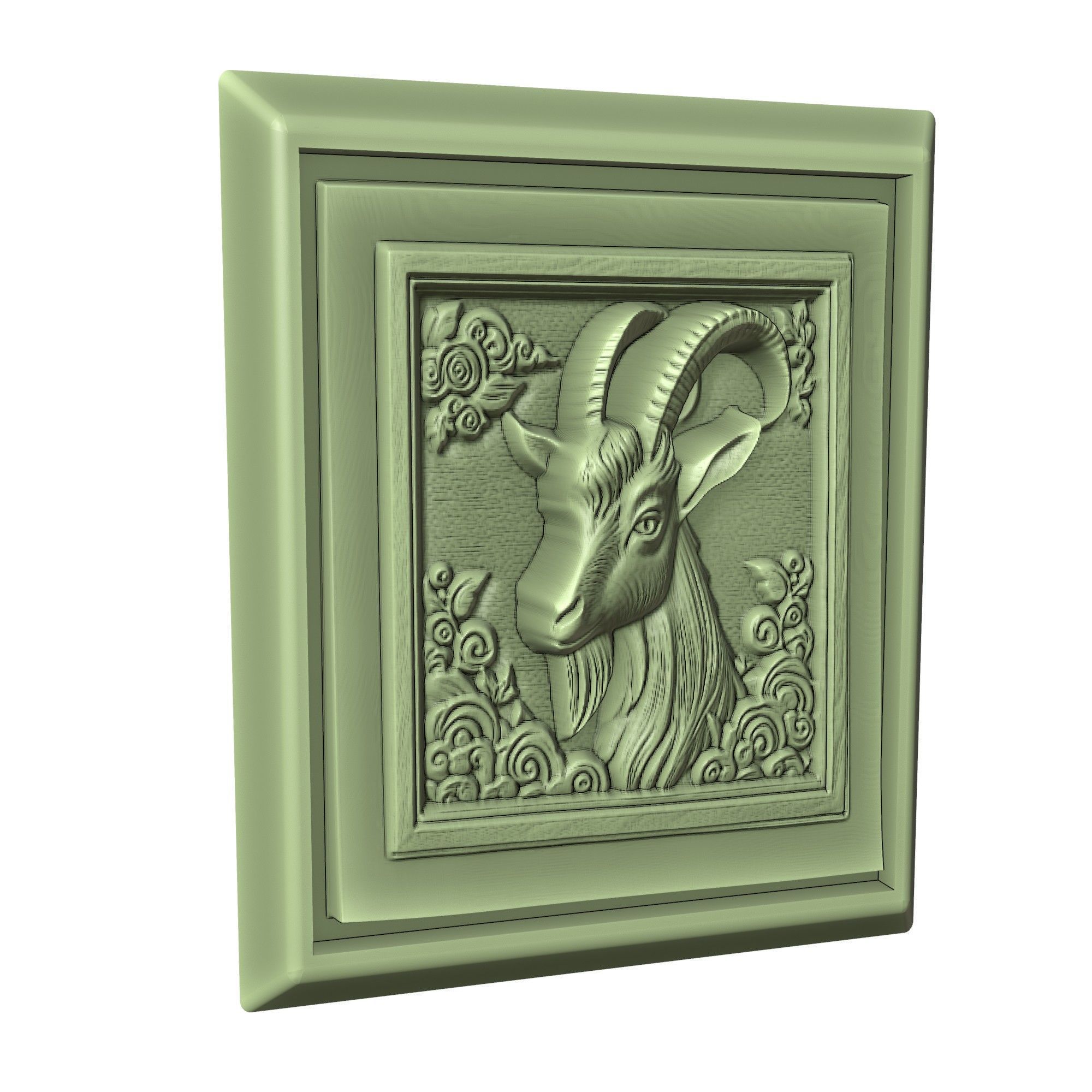 Goat Animal 3D print model_3