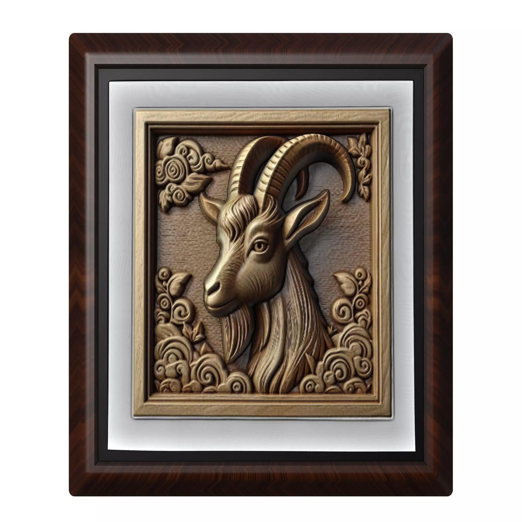 Goat Animal 3D print model_0