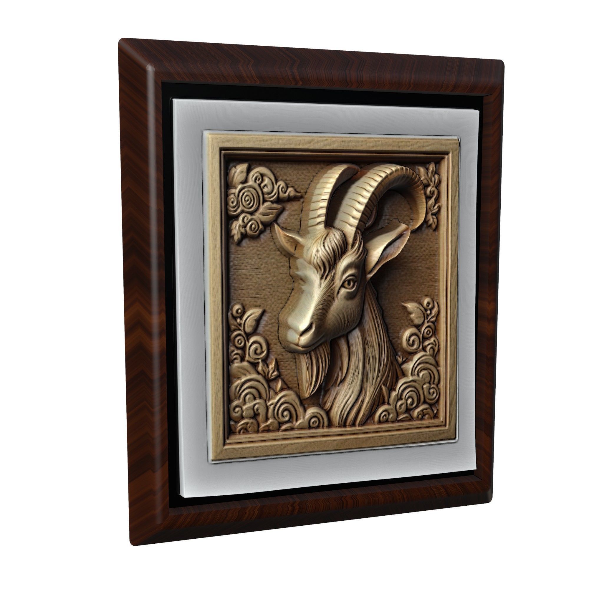 Goat Animal 3D print model_1