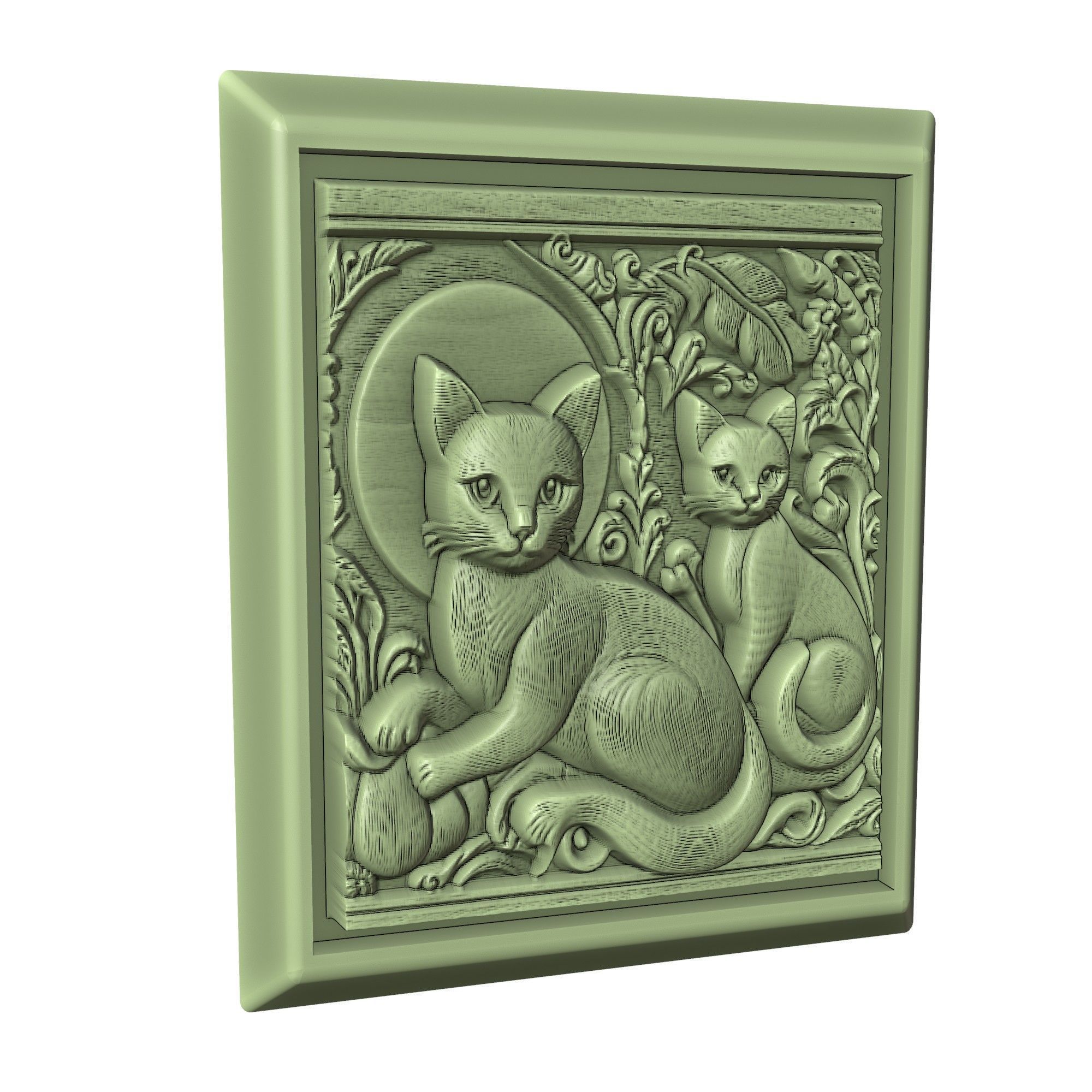 Cat Animal 3D print model_3