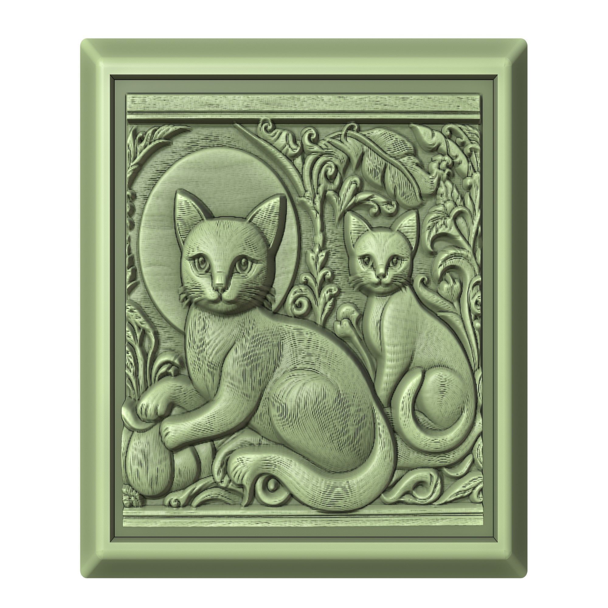 Cat Animal 3D print model_2