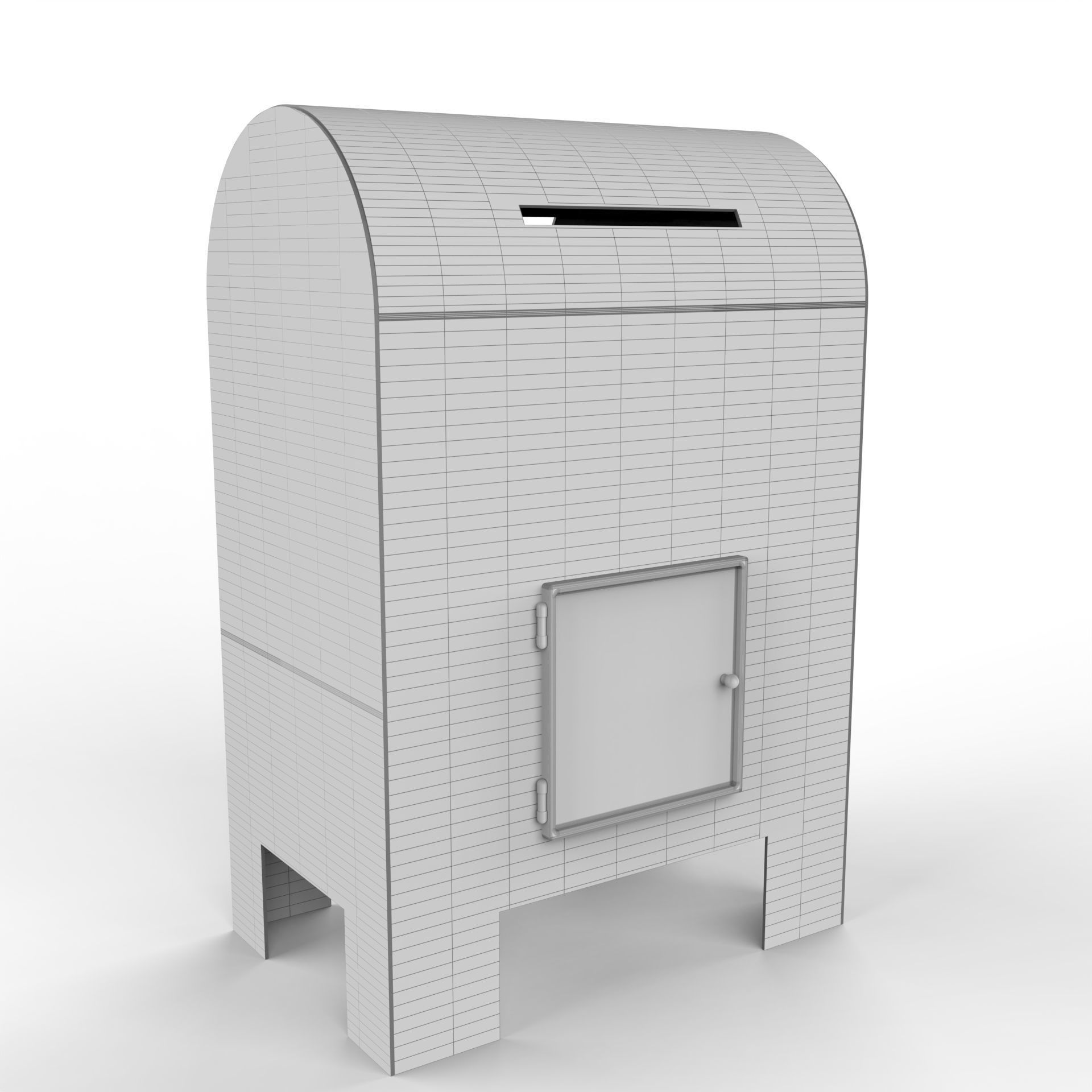 North Pole Mailbox for Letters to Santa Claus Christmas Texture_8