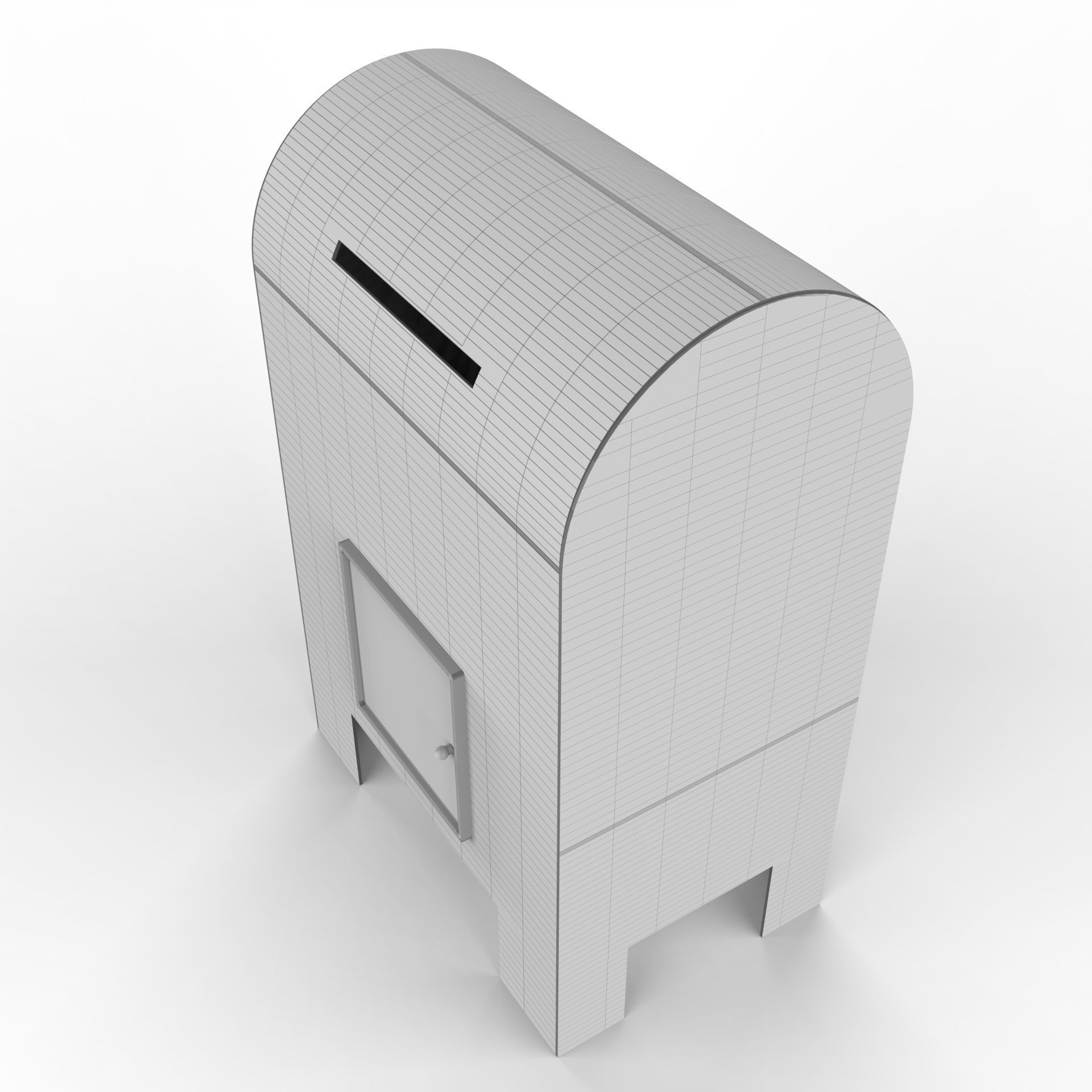 North Pole Mailbox for Letters to Santa Claus Christmas Texture_11