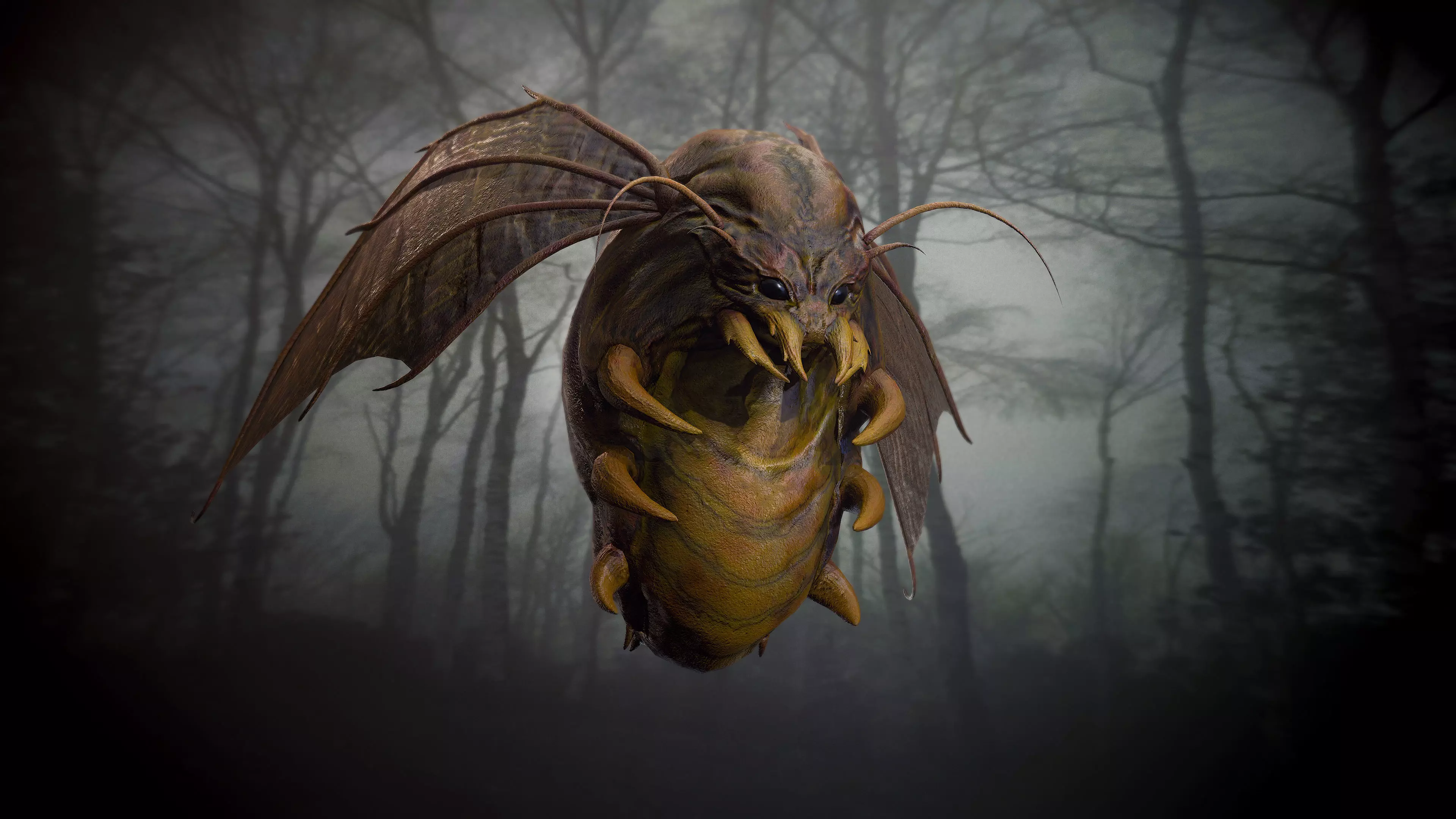 Worm Lt2 - Game Ready Low-poly 3D model Low-poly 3D model_0