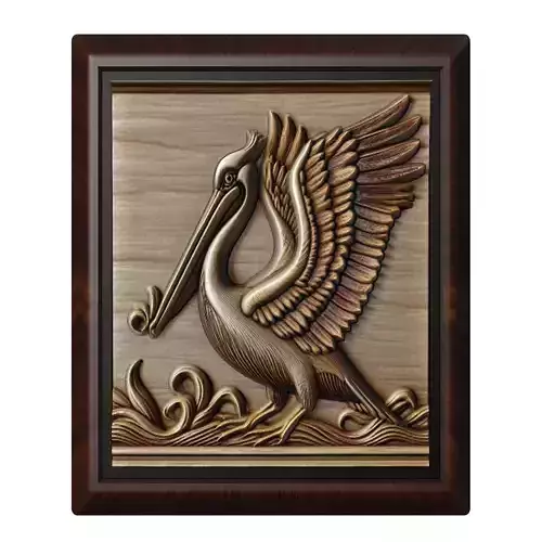 Pelican Animal 3D print model