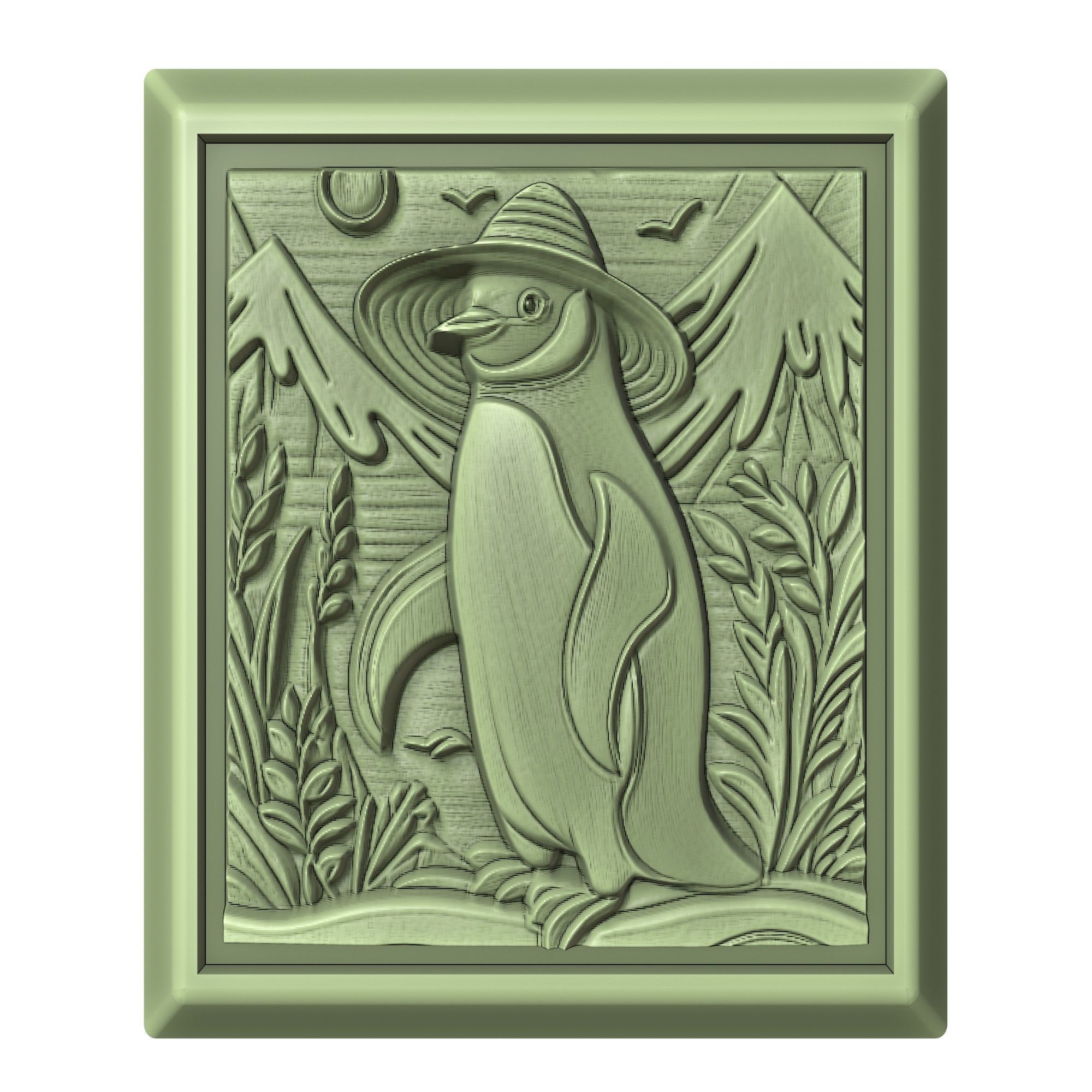 Penguin Animal 3D print model_2