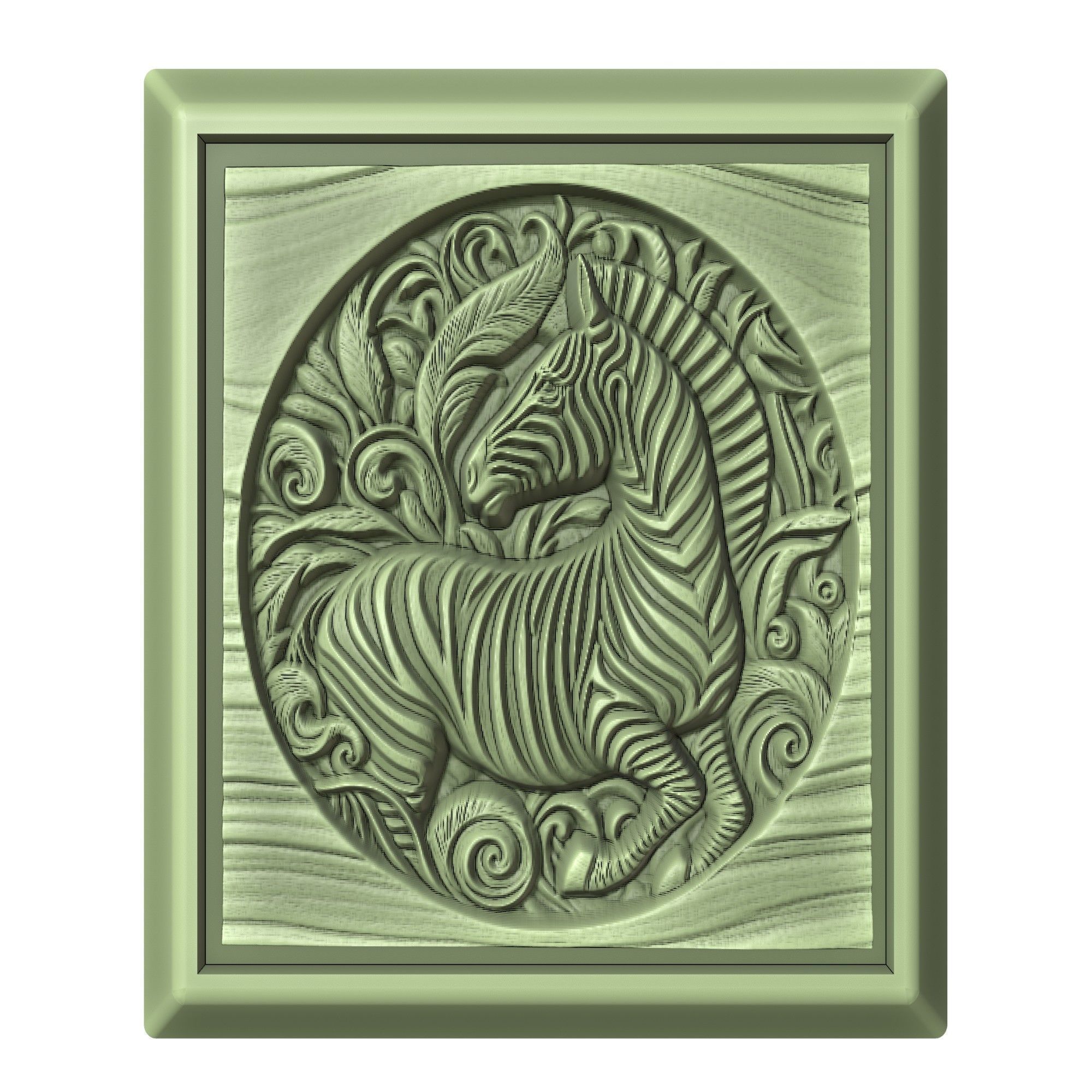 Zebra Animal 3D print model_2