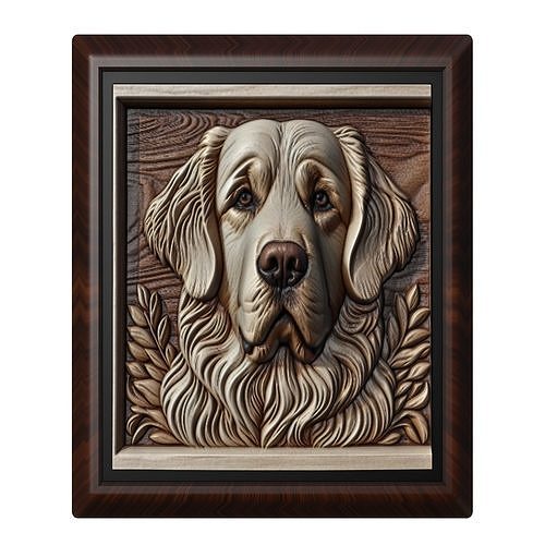 Dog Golden Retriever Animal 3D print model