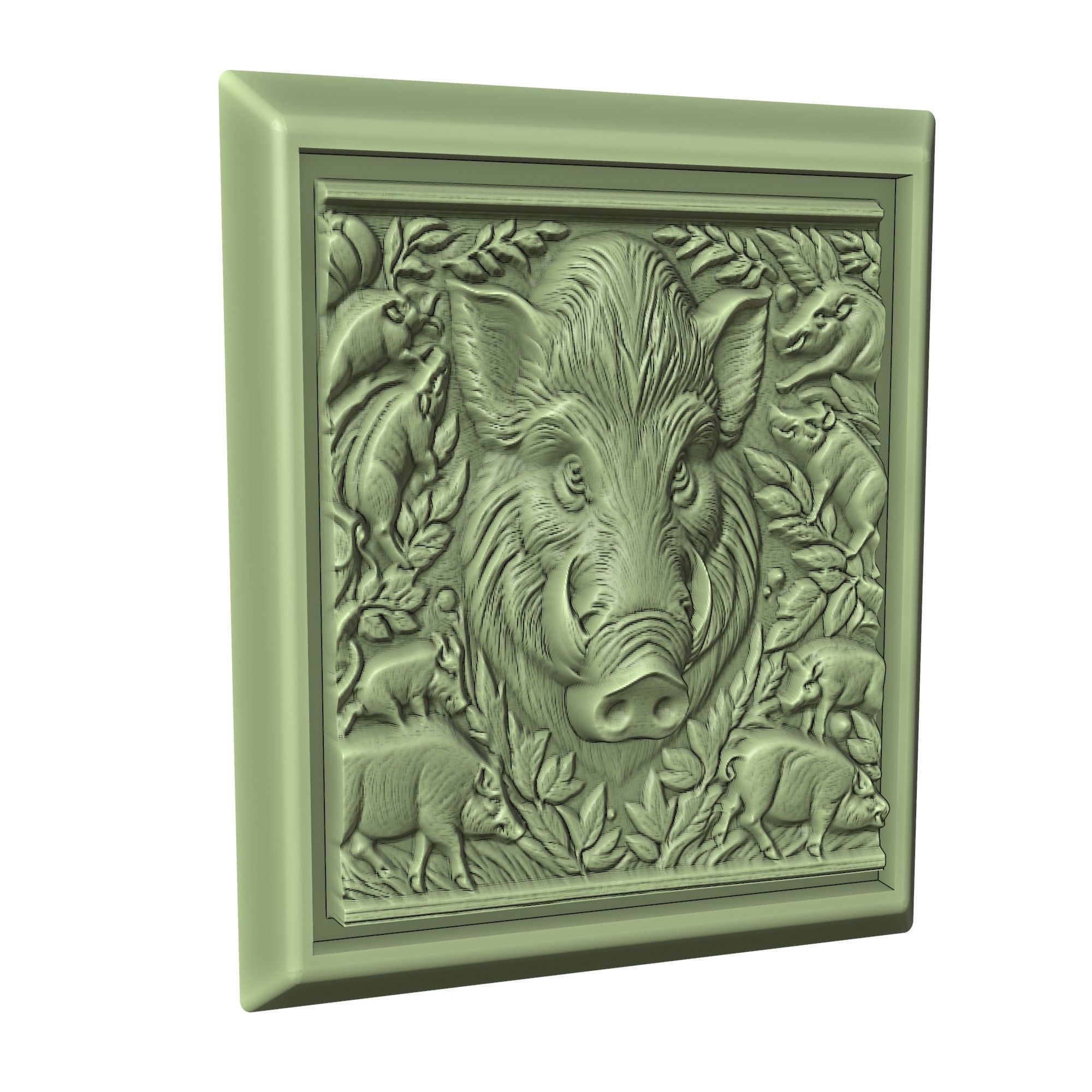 Wild Boar Animal 3D print model_3