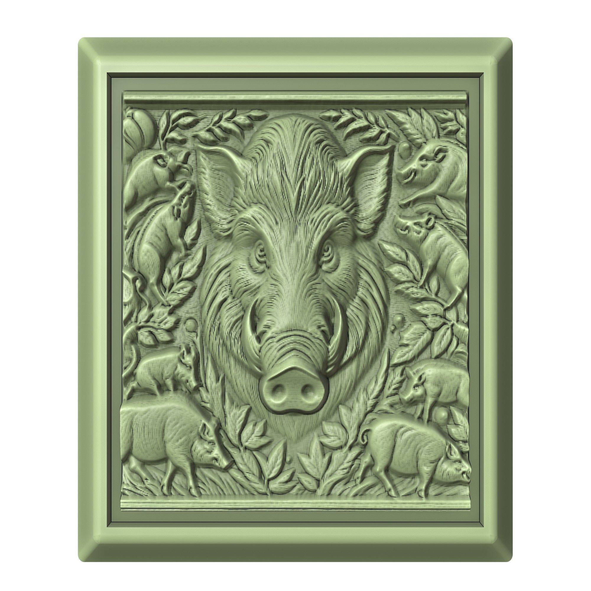 Wild Boar Animal 3D print model_2