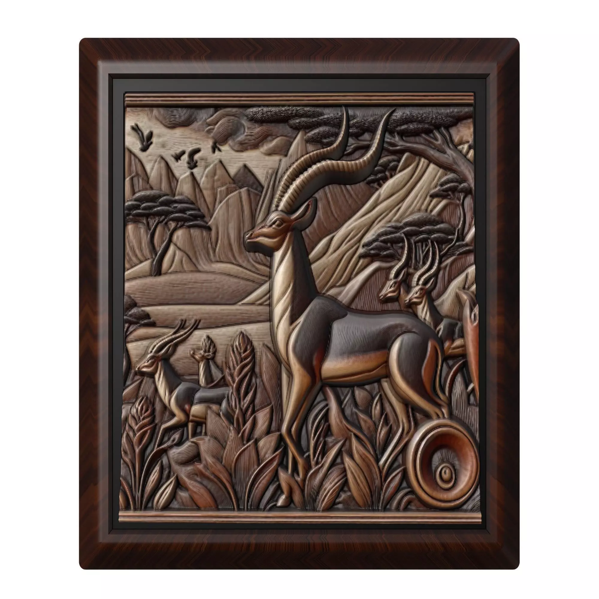 Antelope Animal 3D print model_0