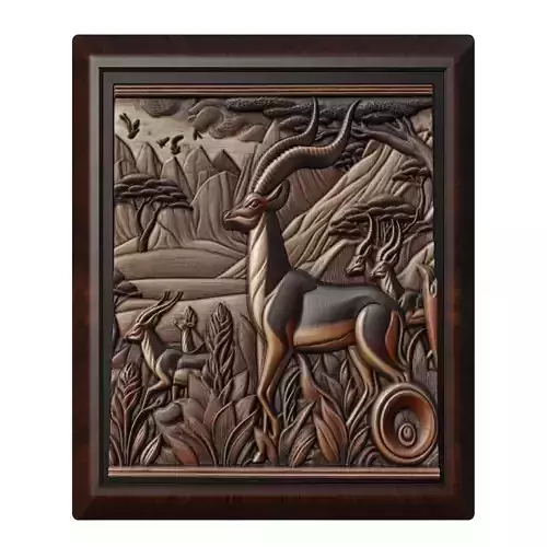 Antelope Animal 3D print model