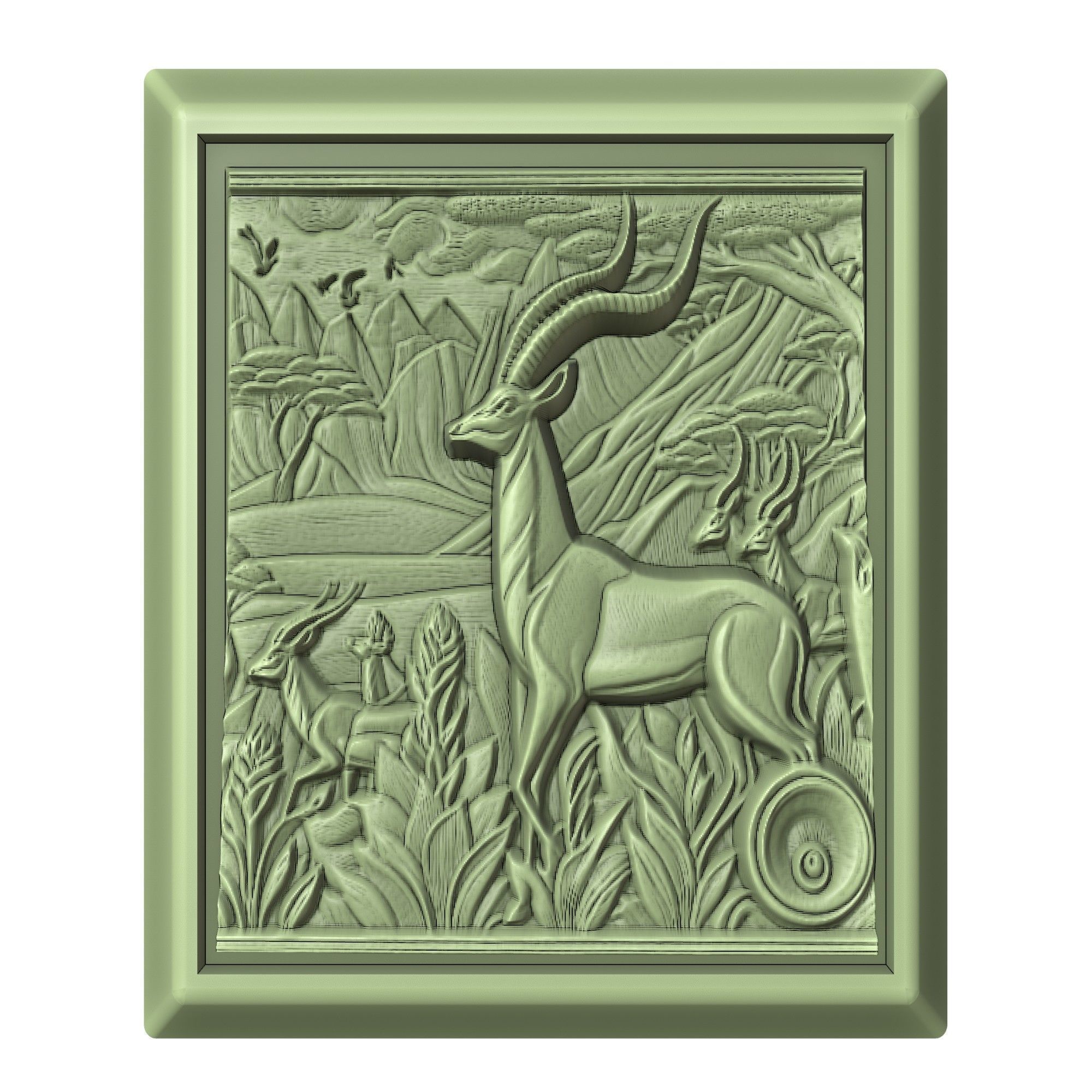 Antelope Animal 3D print model_2