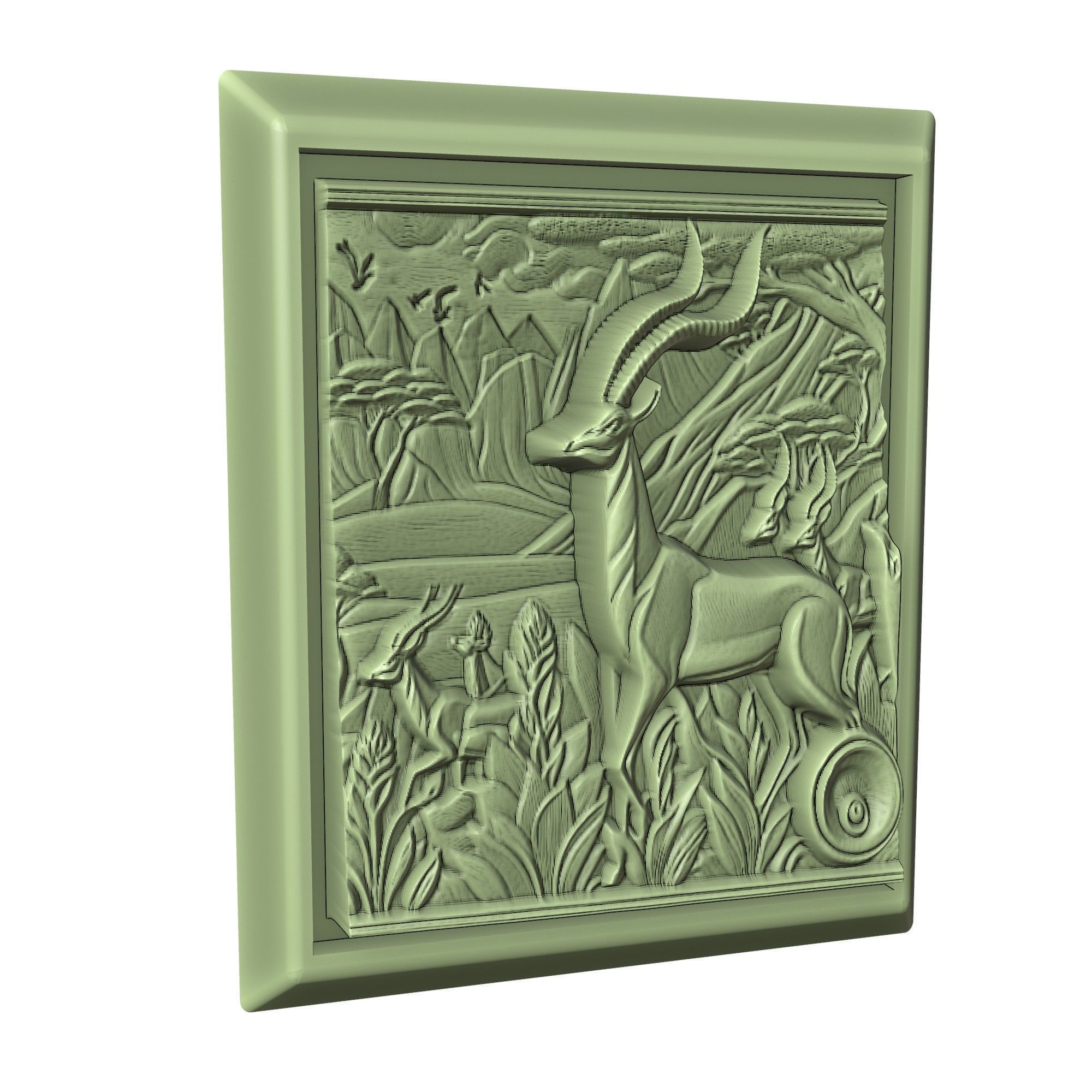 Antelope Animal 3D print model_3