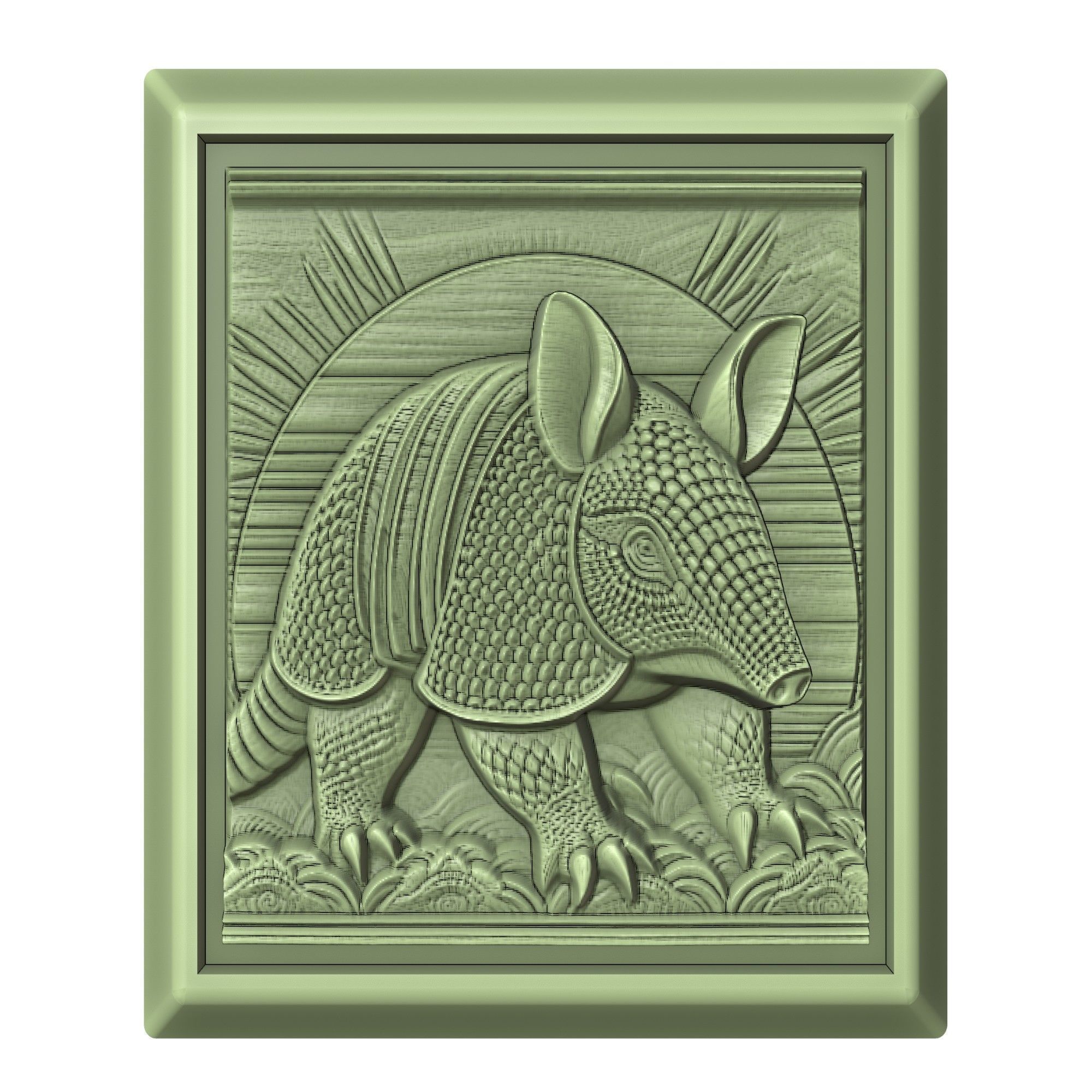 Armadillo Animal 3D print model_2
