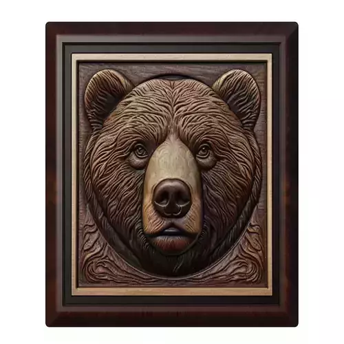 Bear Animal 3D print model