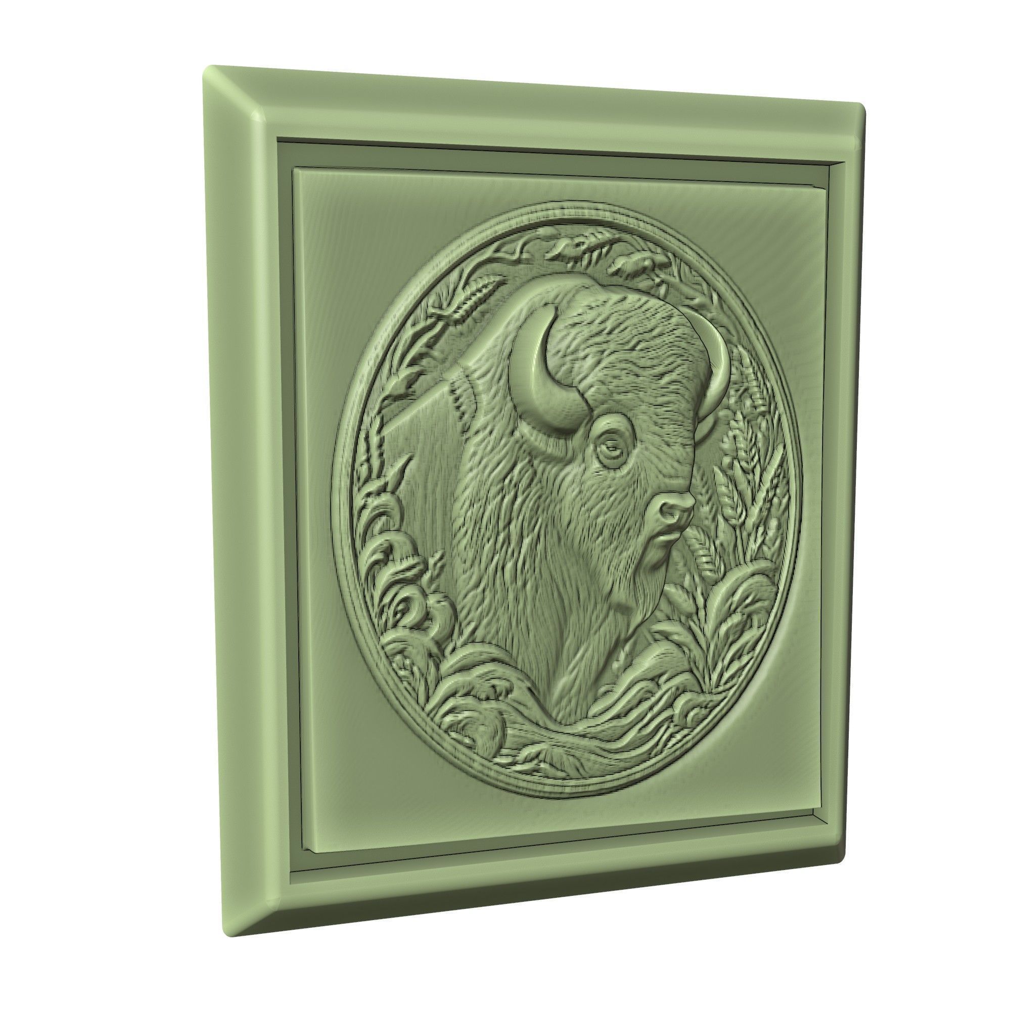 Bison Animal 3D print model_3