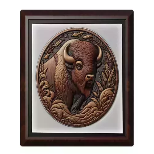 Bison Animal 3D print model