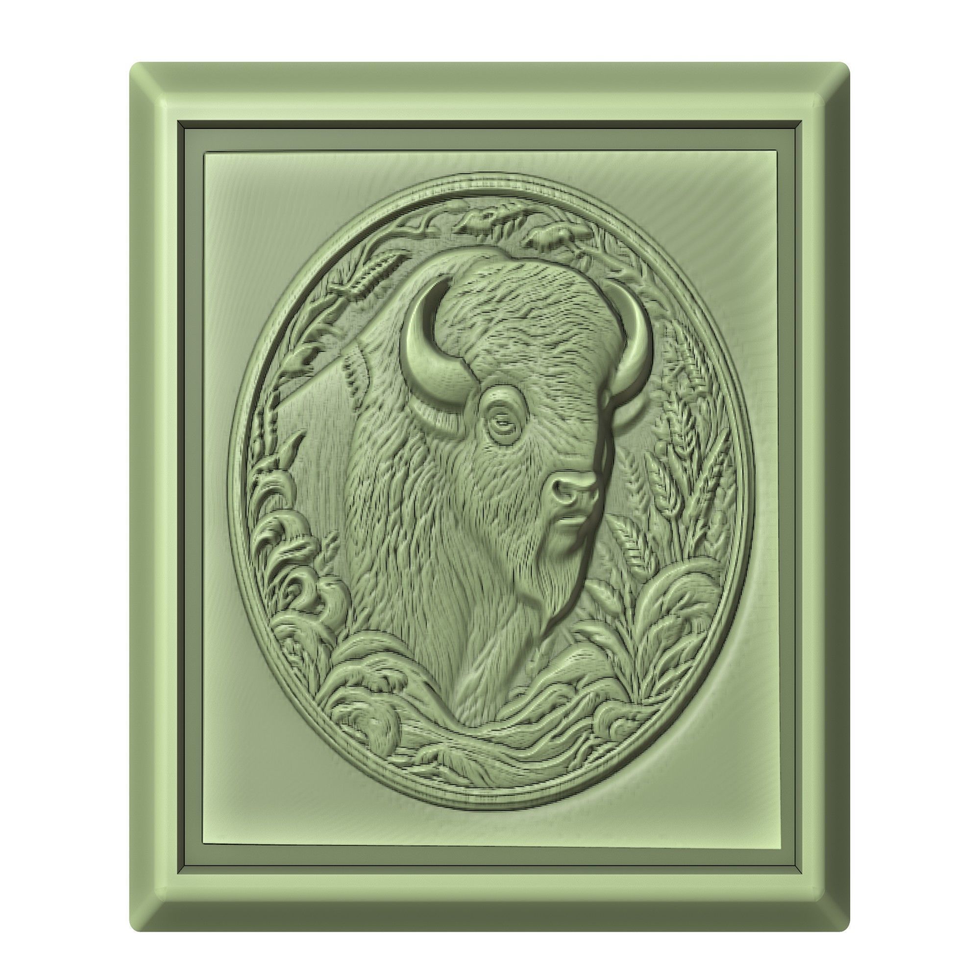 Bison Animal 3D print model_2