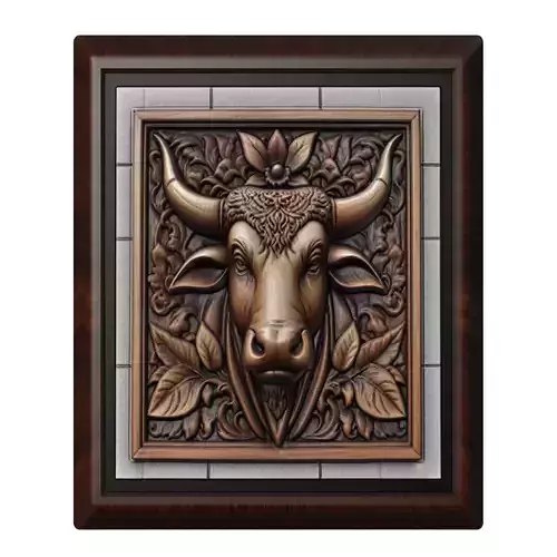 Bull Animal 3D print model