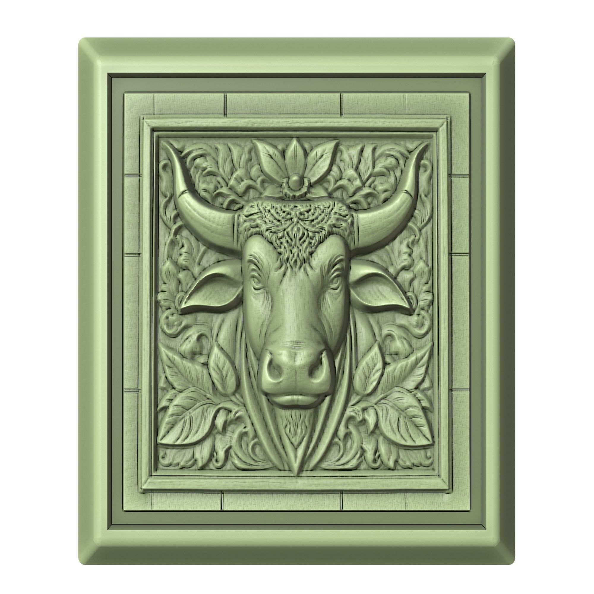 Bull Animal 3D print model_2