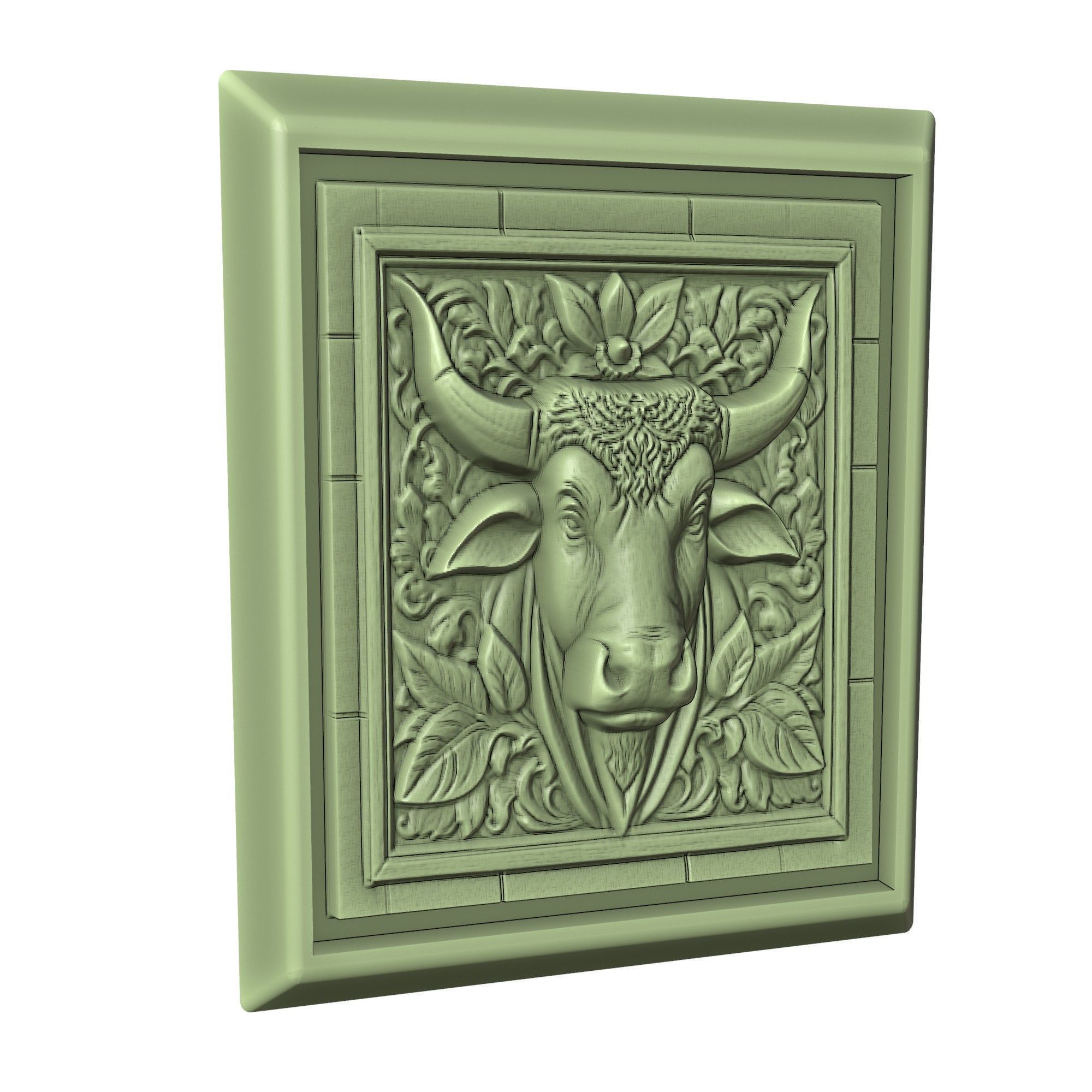 Bull Animal 3D print model_3