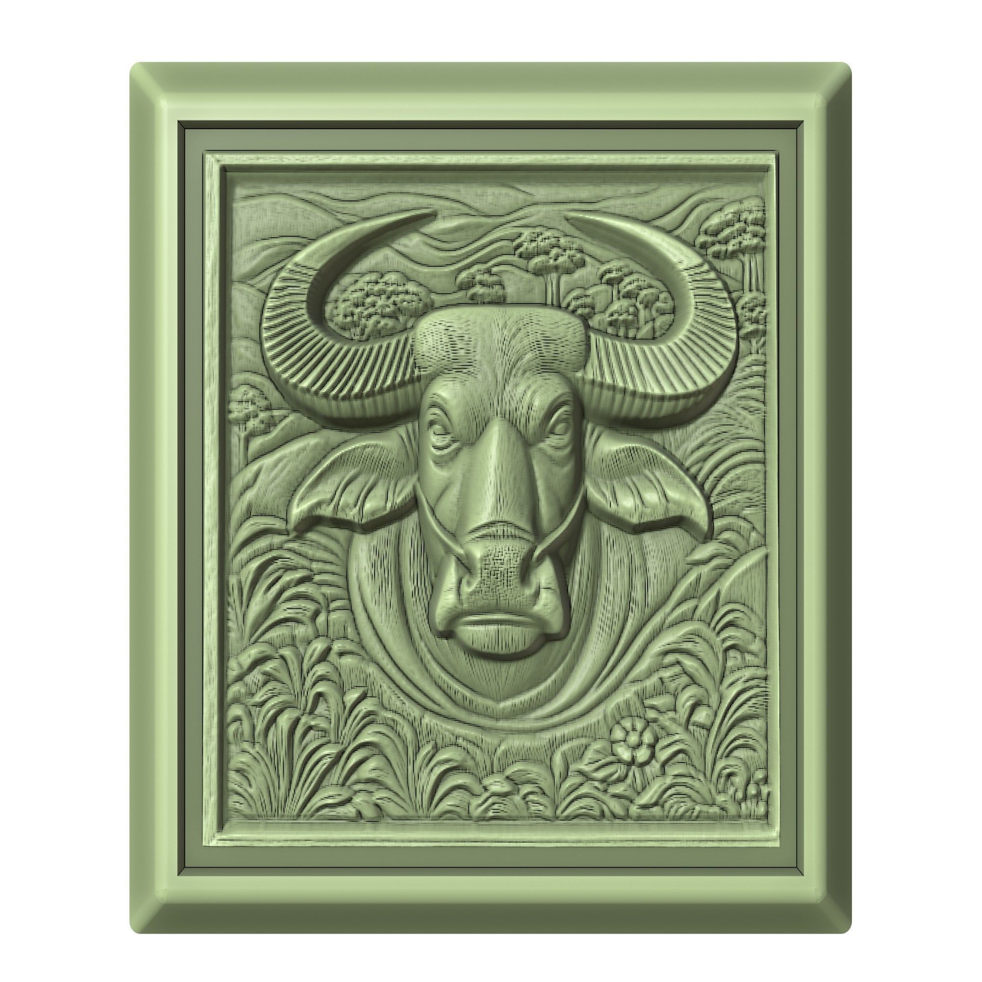 Buffalo Animal 3D print model_2