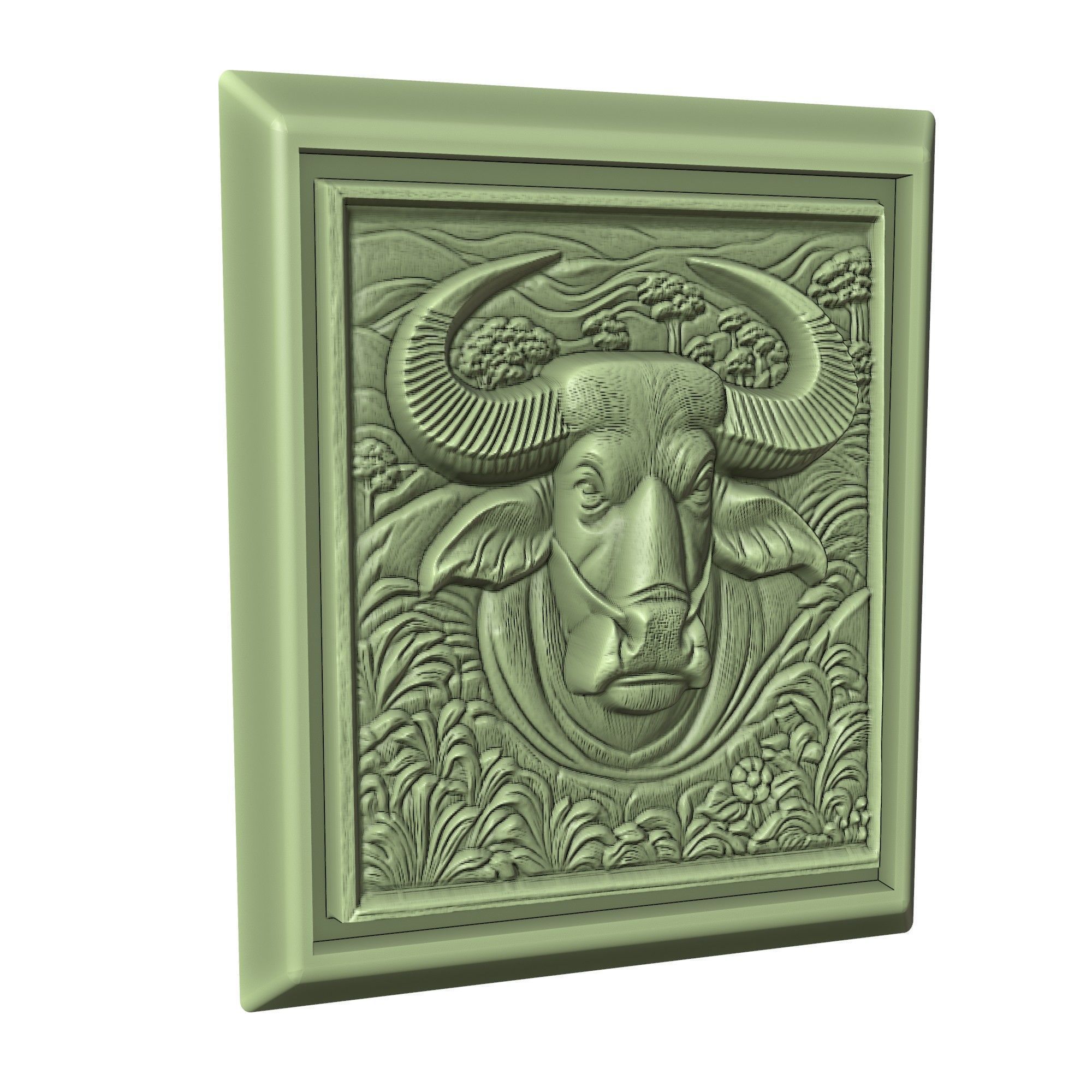 Buffalo Animal 3D print model_3