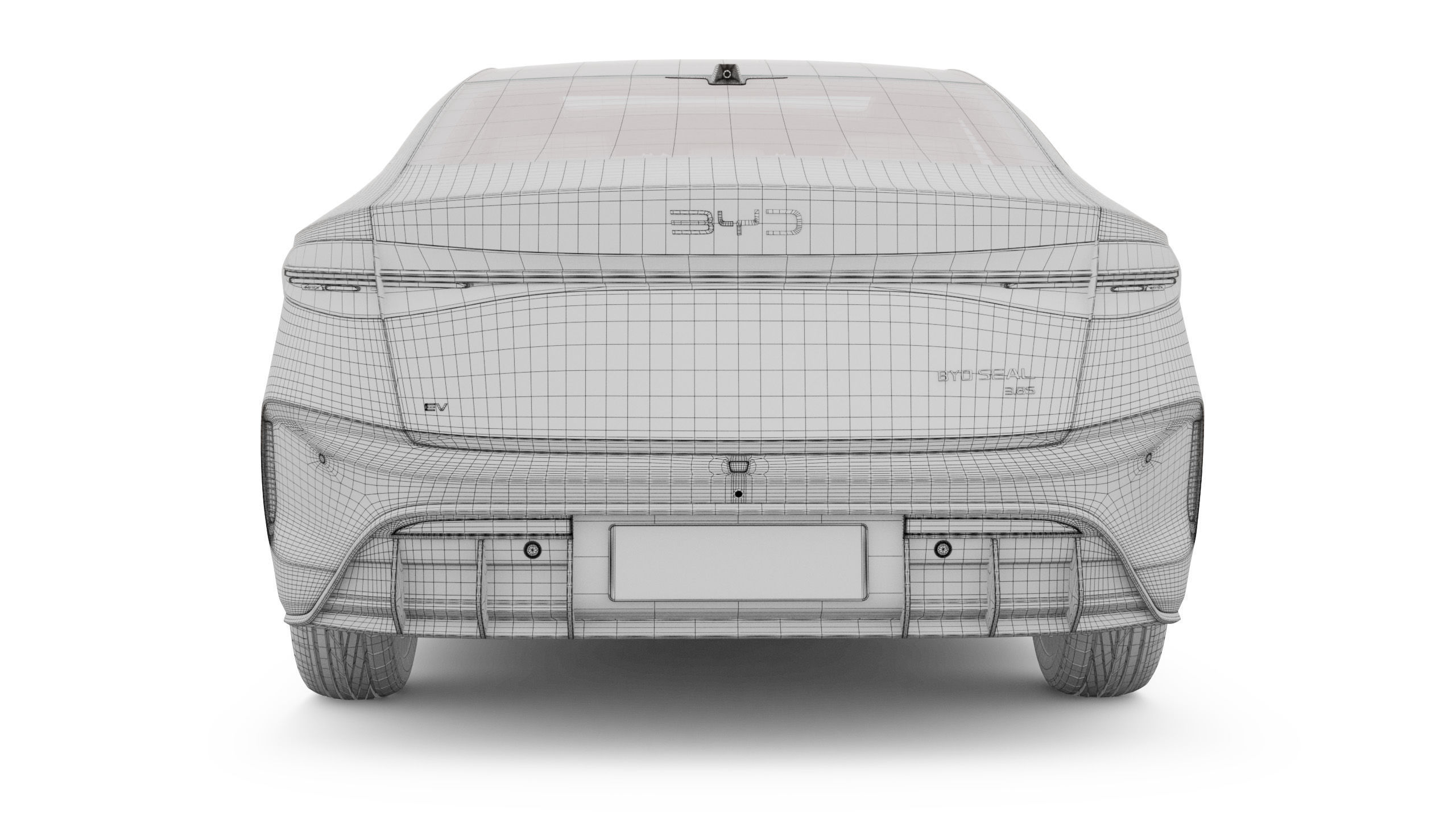 2025 BYD Seal With Interior 3D model_23