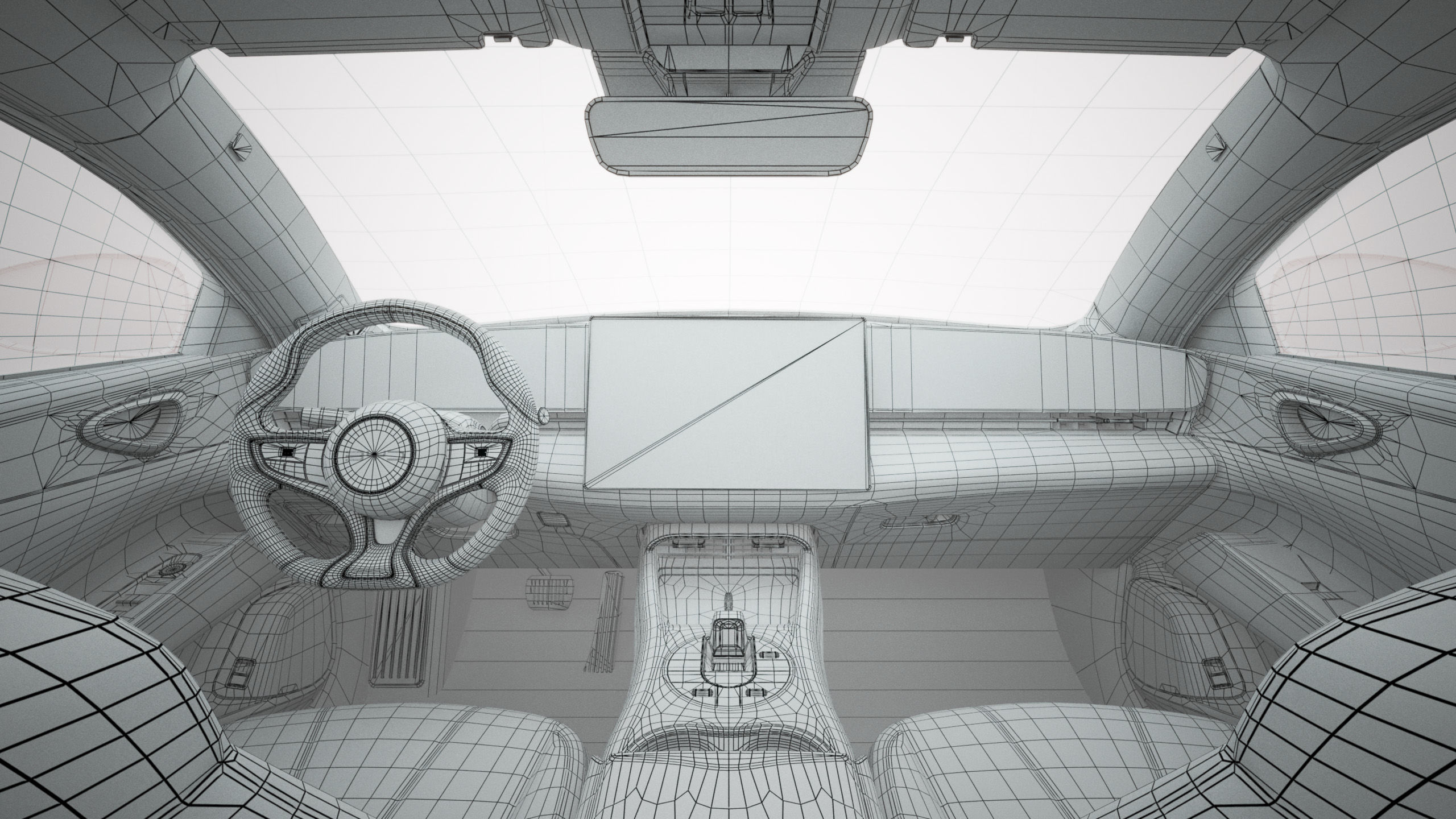 2025 BYD Seal With Interior 3D model_27