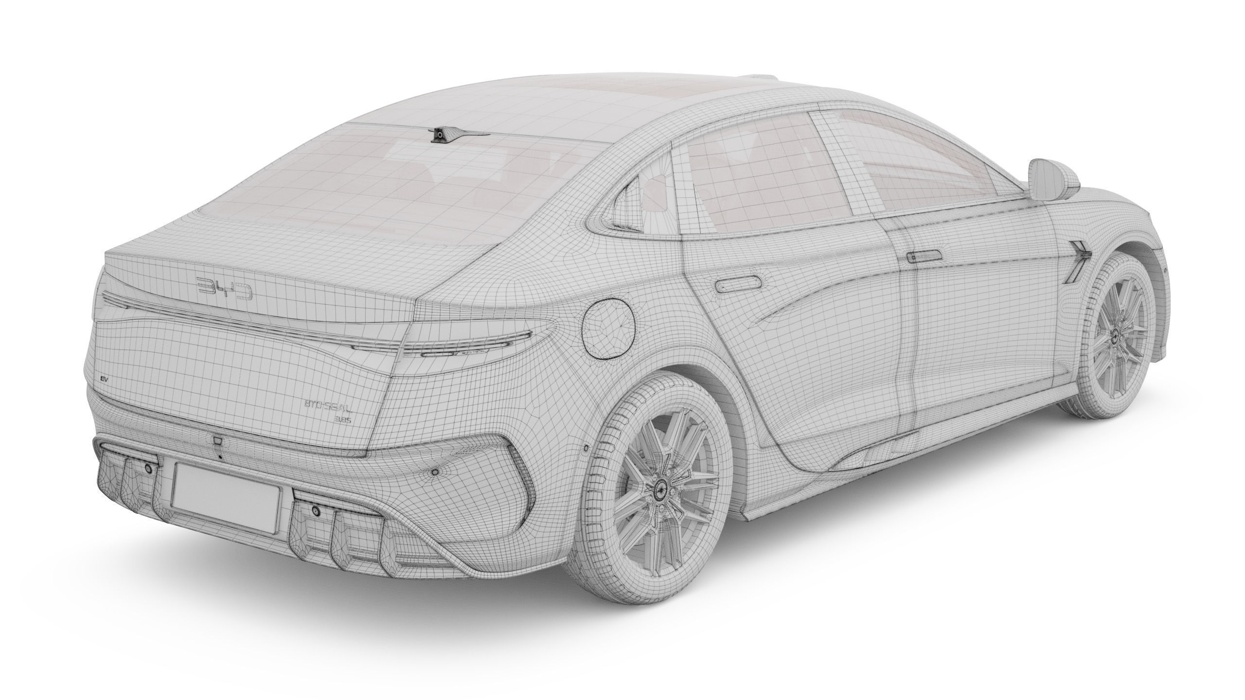 2025 BYD Seal With Interior 3D model_20